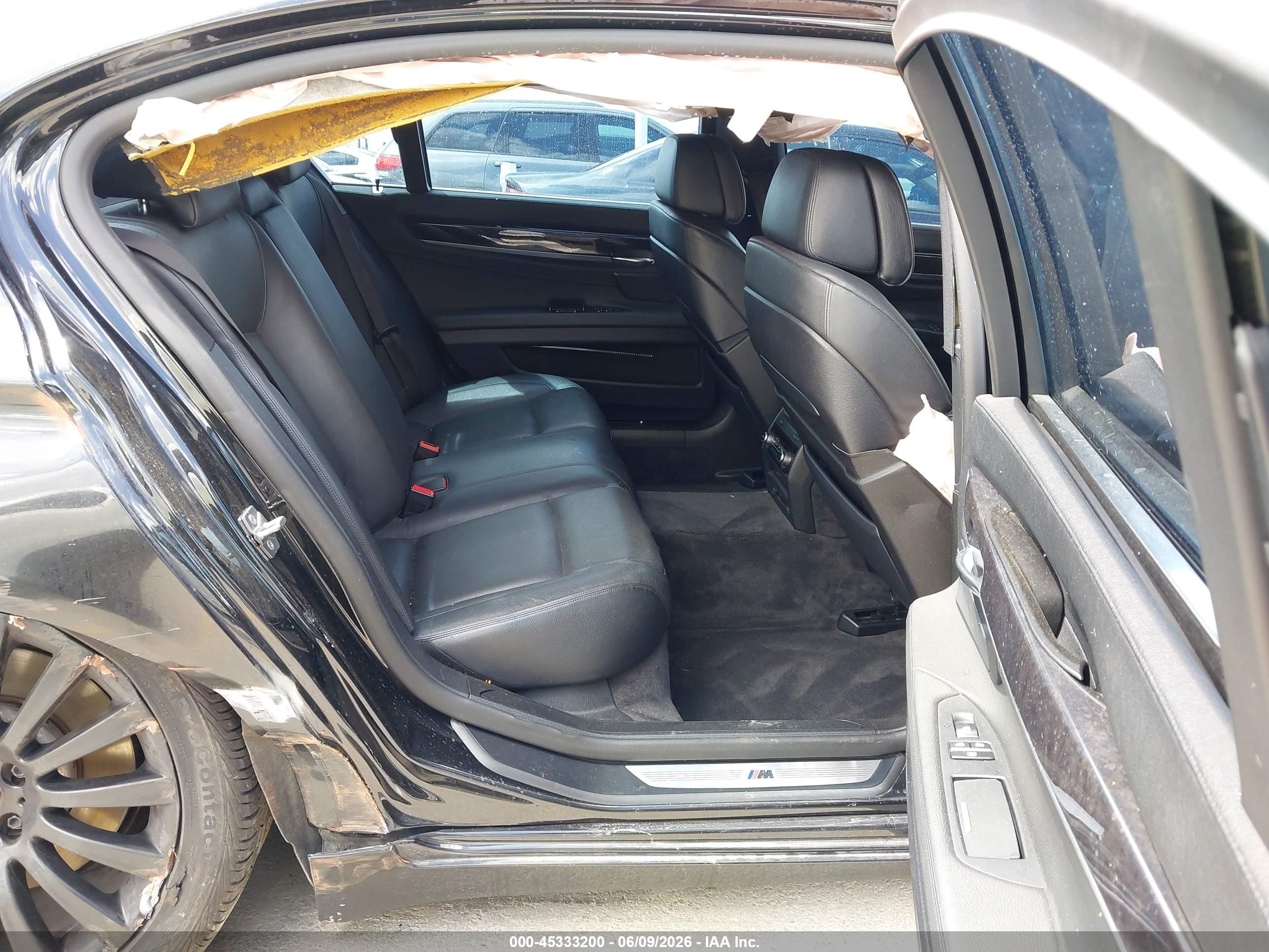 2011 Bmw 740li   Black vin: WBAKB4C51BC573845
