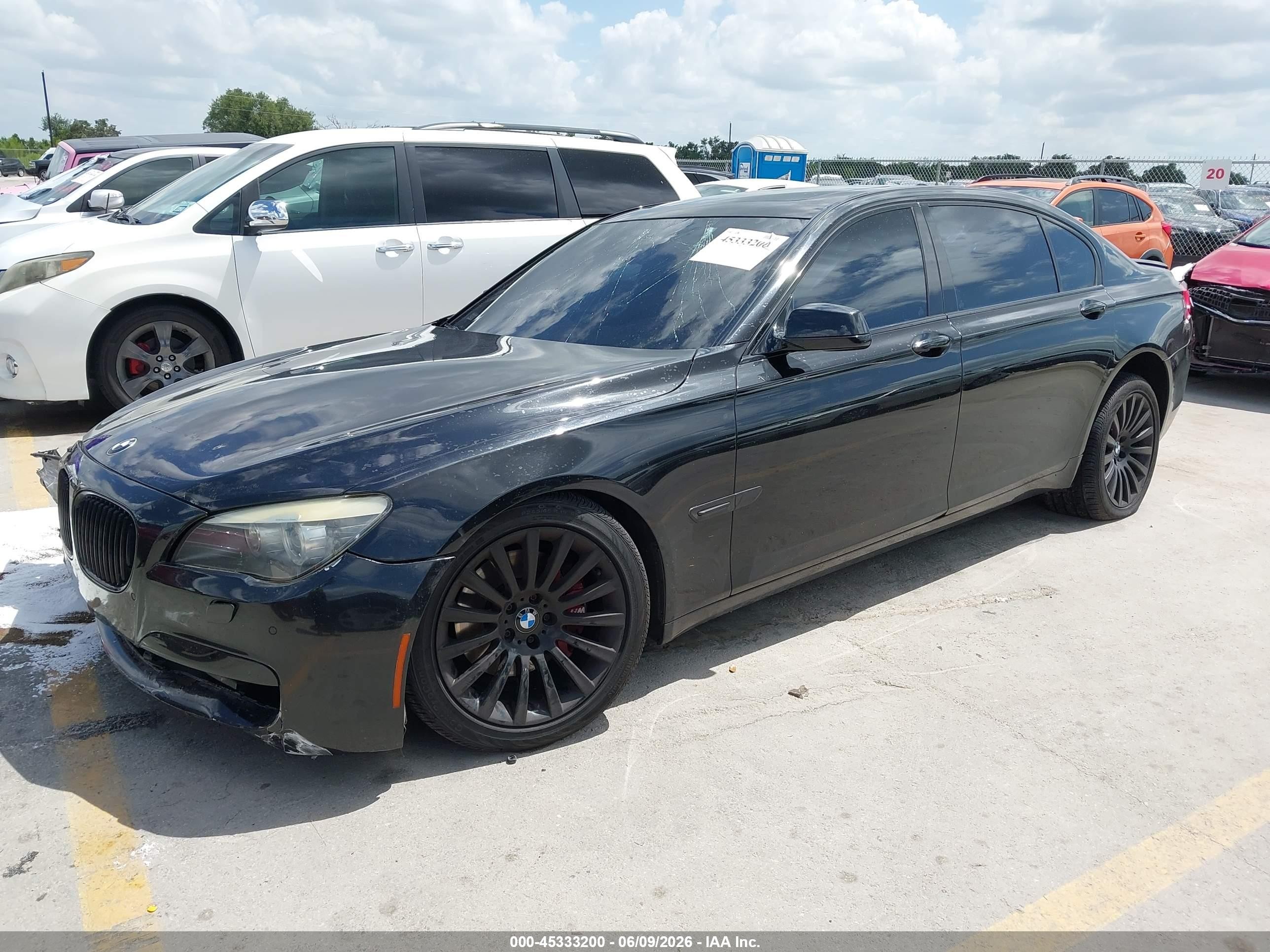 2011 Bmw 740li   Black vin: WBAKB4C51BC573845