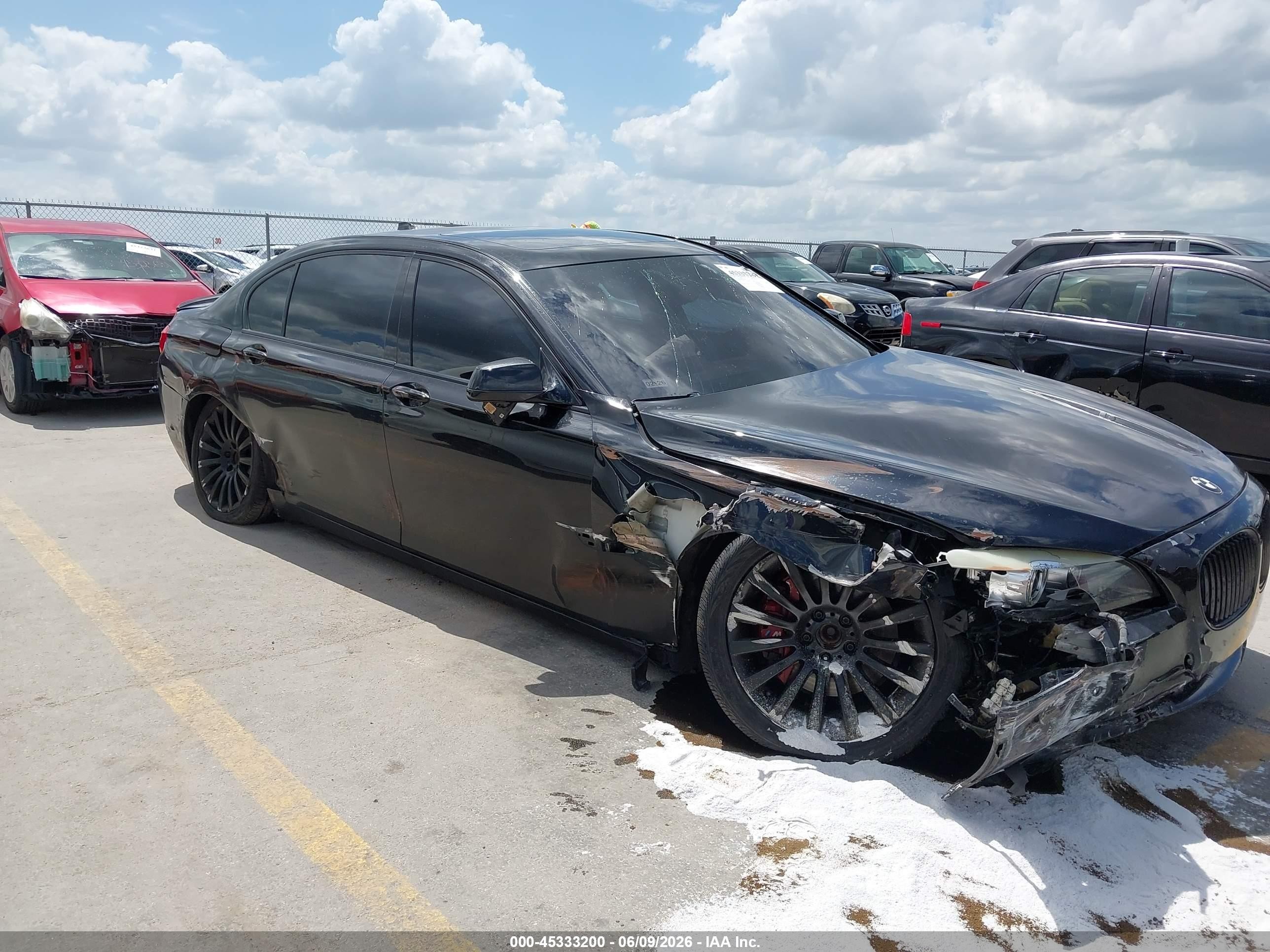 2011 Bmw 740li   Black vin: WBAKB4C51BC573845