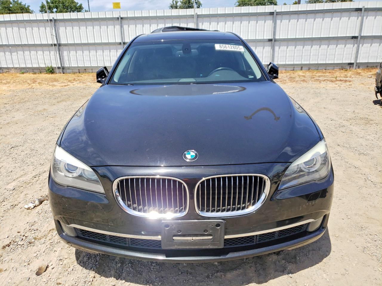 2012 Bmw 740 Li Black vin: WBAKB4C51CC577010