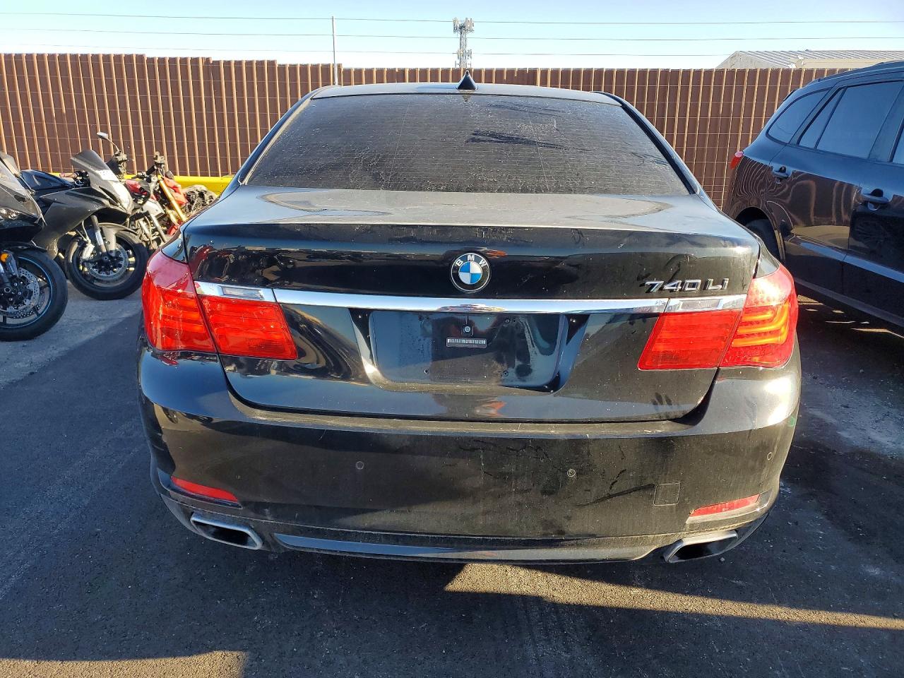 2011 Bmw 740 Li Black vin: WBAKB4C53BC573880