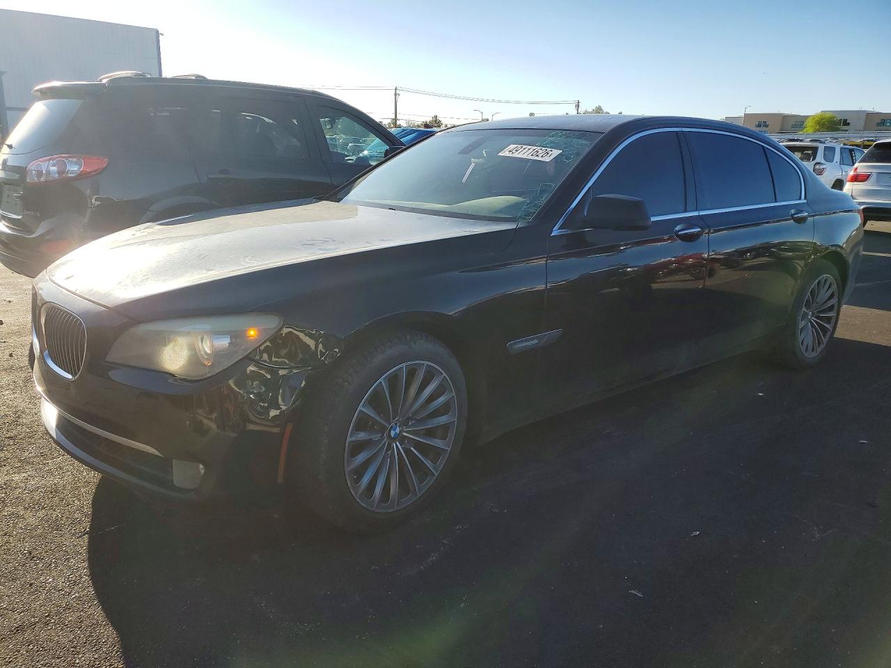 2011 Bmw 740 Li Black vin: WBAKB4C53BC573880