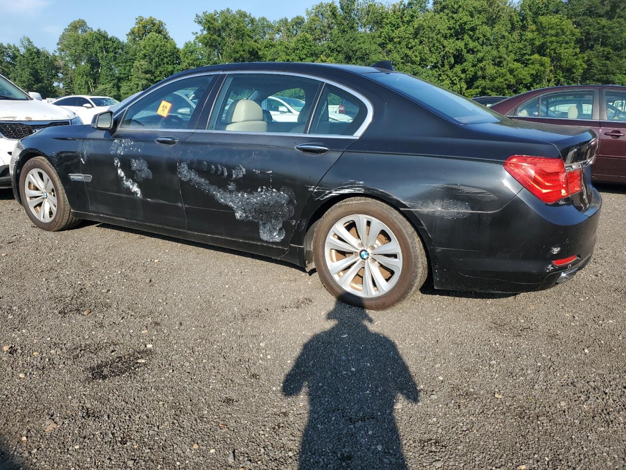 2012 Bmw 7 Series Black vin: WBAKB4C53CC575842