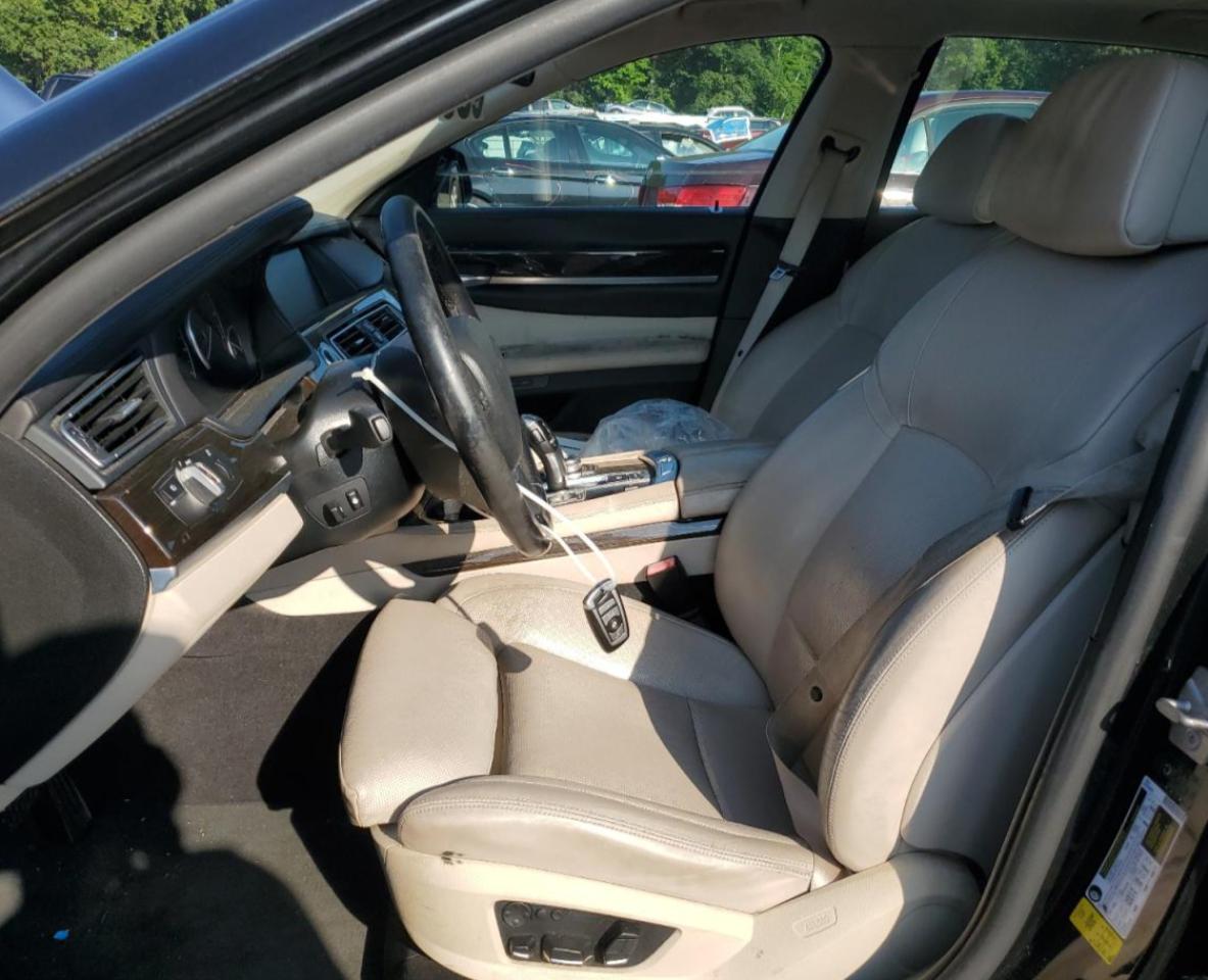 2012 Bmw 7 Series Black vin: WBAKB4C53CC575842