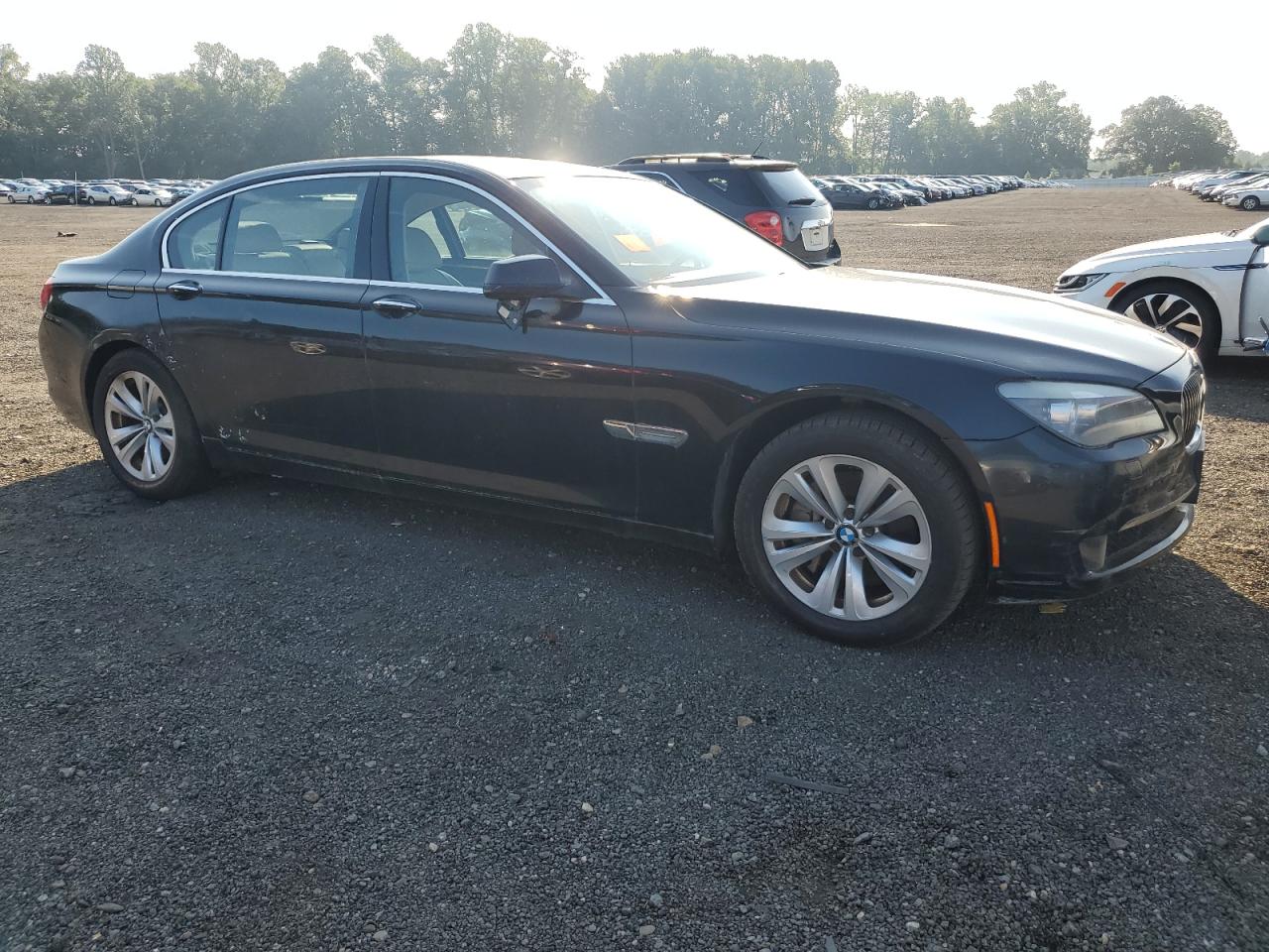 2012 Bmw 7 Series Black vin: WBAKB4C53CC575842