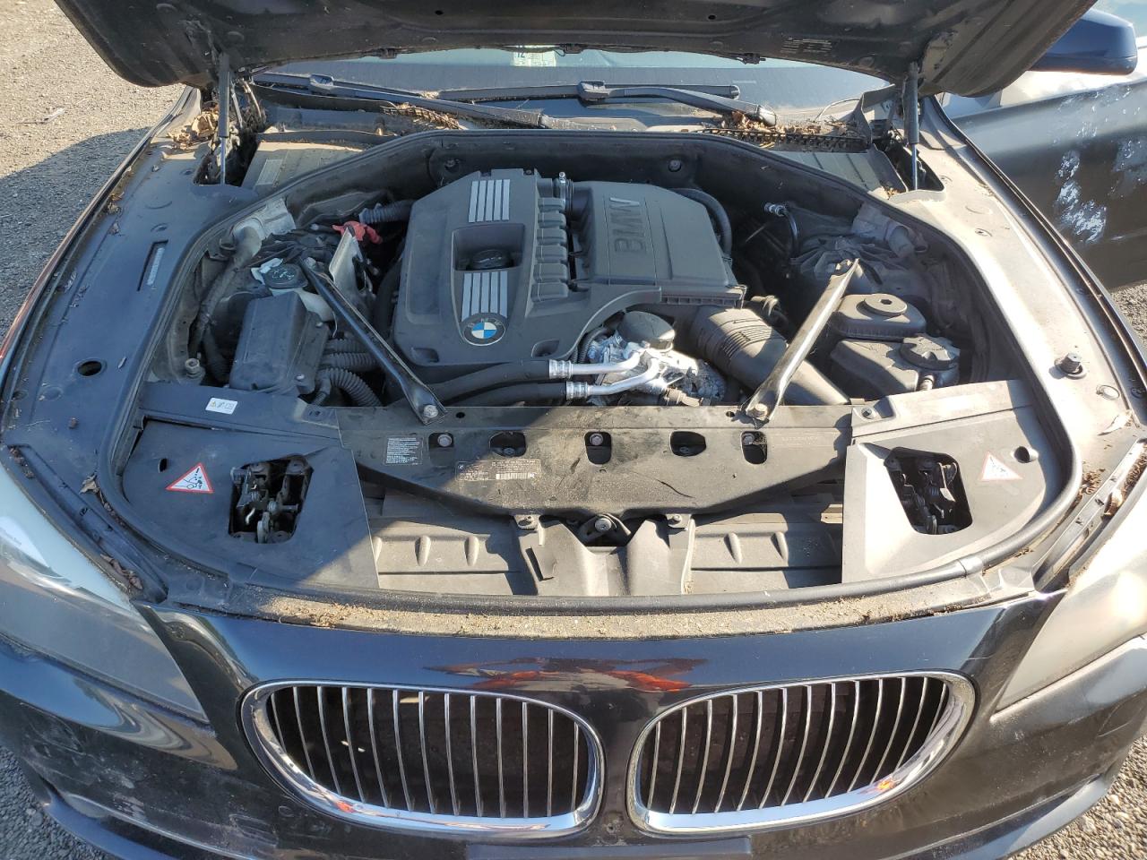 2012 Bmw 7 Series Black vin: WBAKB4C53CC575842