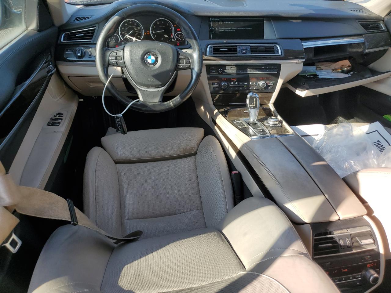 2012 Bmw 7 Series Black vin: WBAKB4C53CC575842