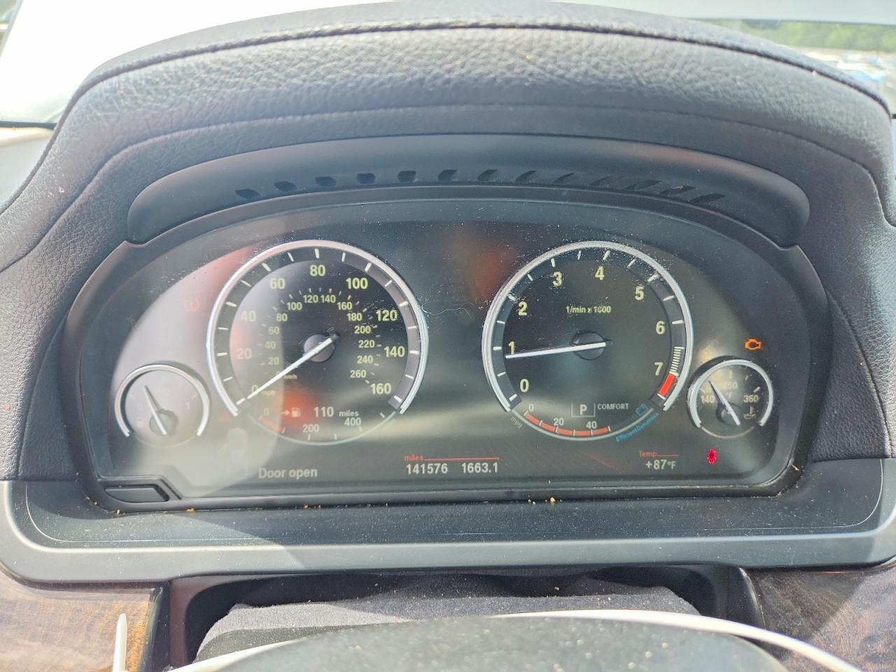 2011 Bmw 740 Li Серый vin: WBAKB4C54BC574889