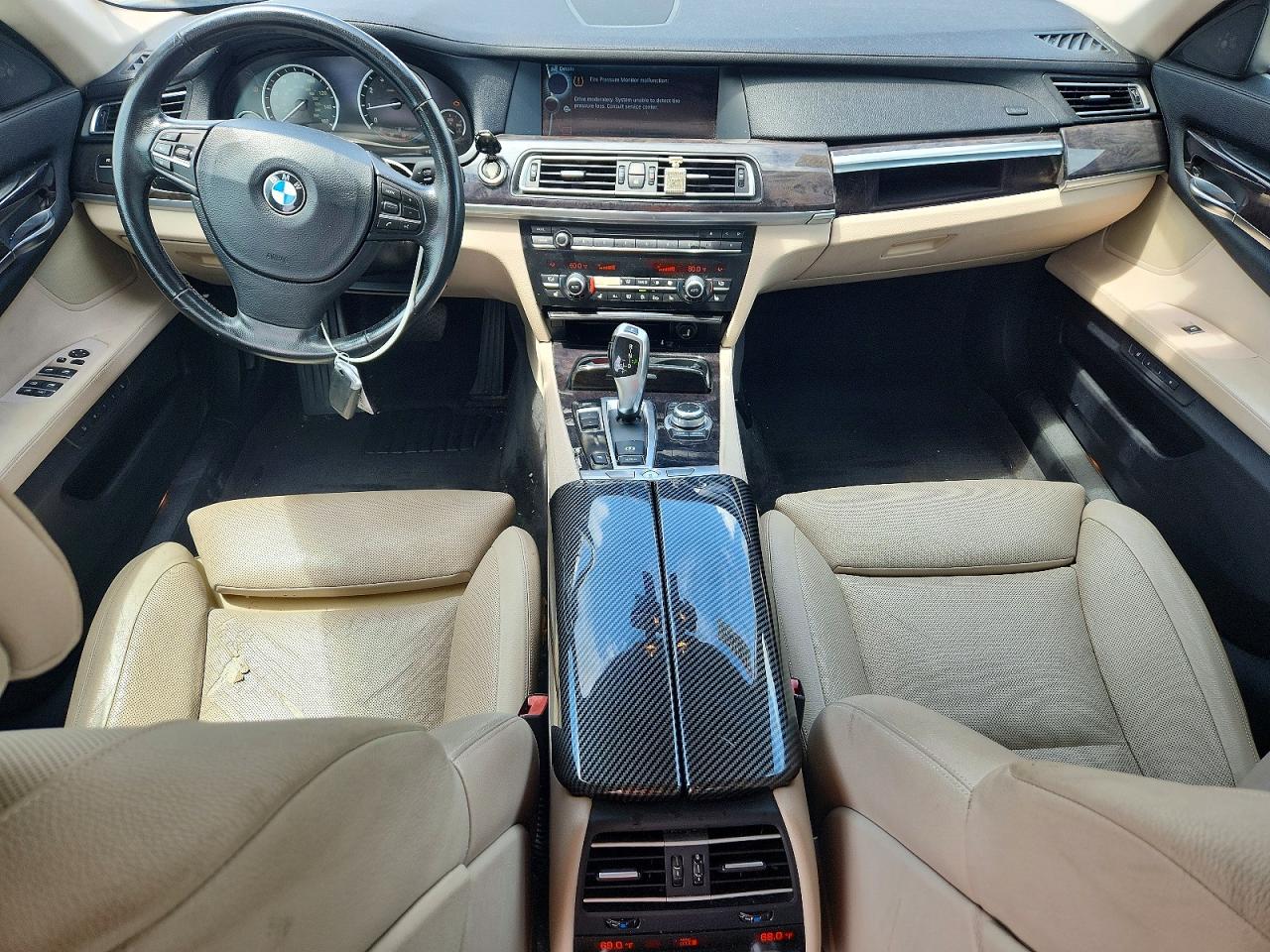 2011 Bmw 740 Li Серый vin: WBAKB4C54BC574889