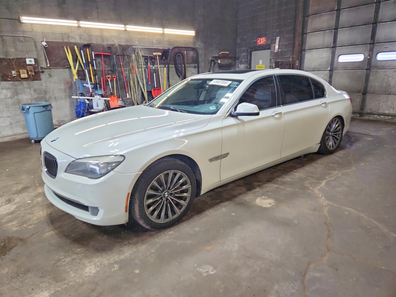 2011 Bmw 740 Li White vin: WBAKB4C55BC573833