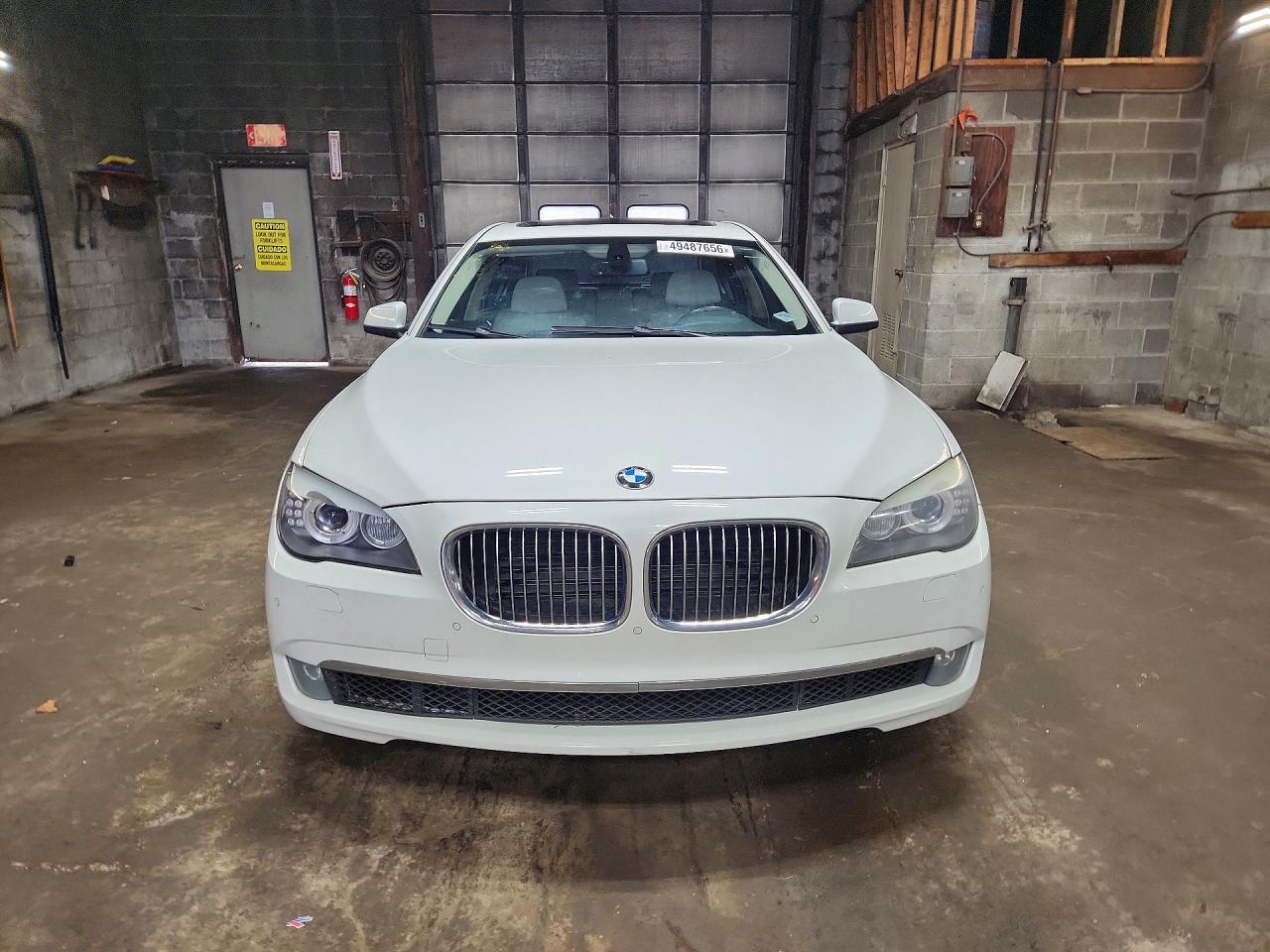 2011 Bmw 740 Li White vin: WBAKB4C55BC573833