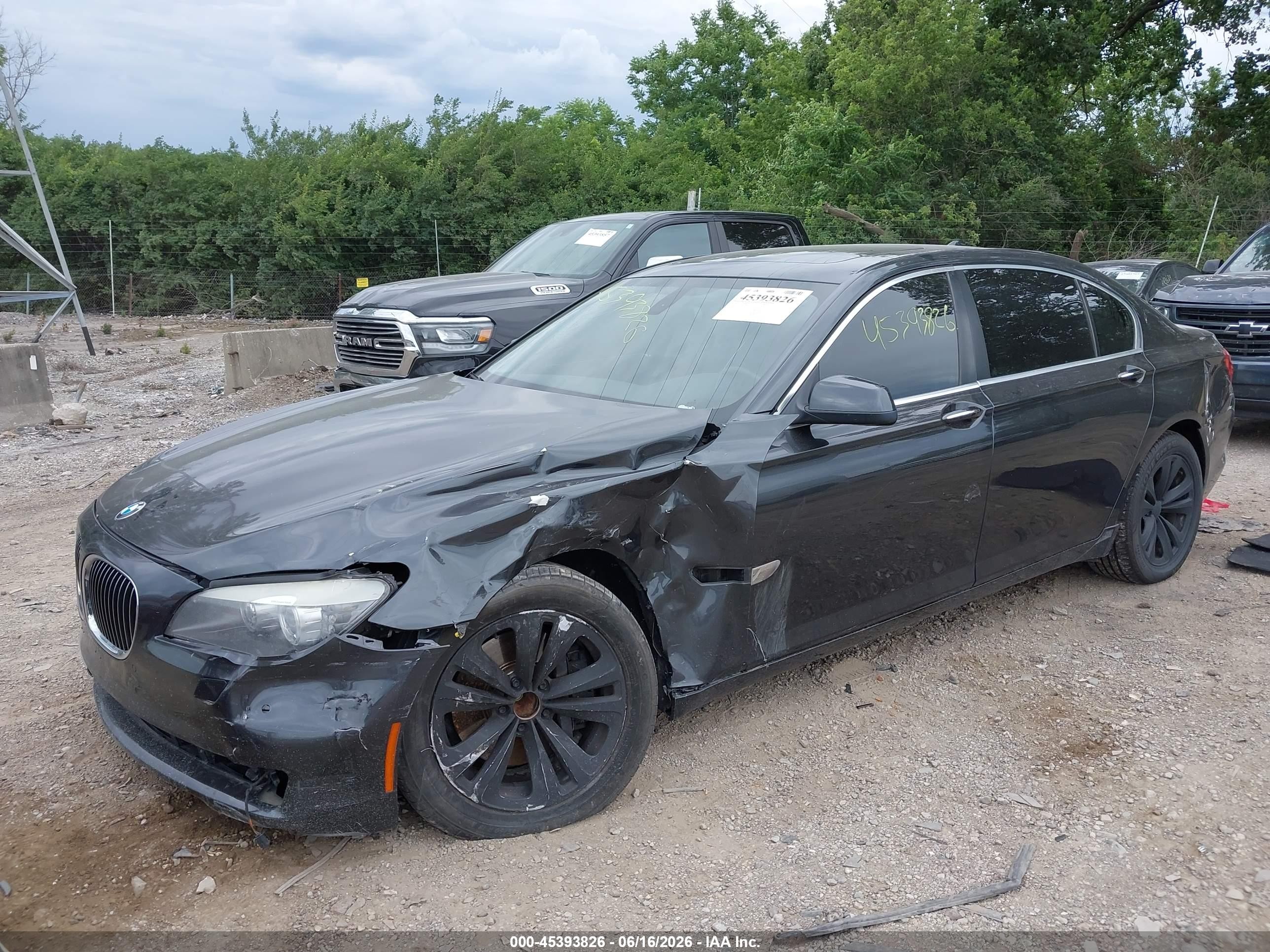 2011 Bmw 740li   Gray vin: WBAKB4C56BC392823