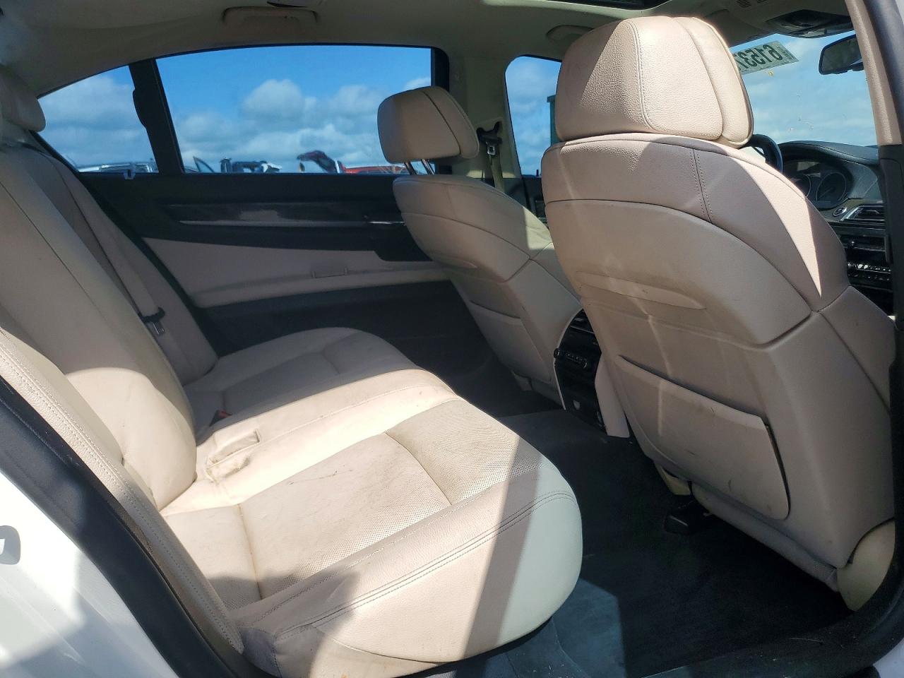 2012 Bmw 740 Li Белый vin: WBAKB4C56CC576533