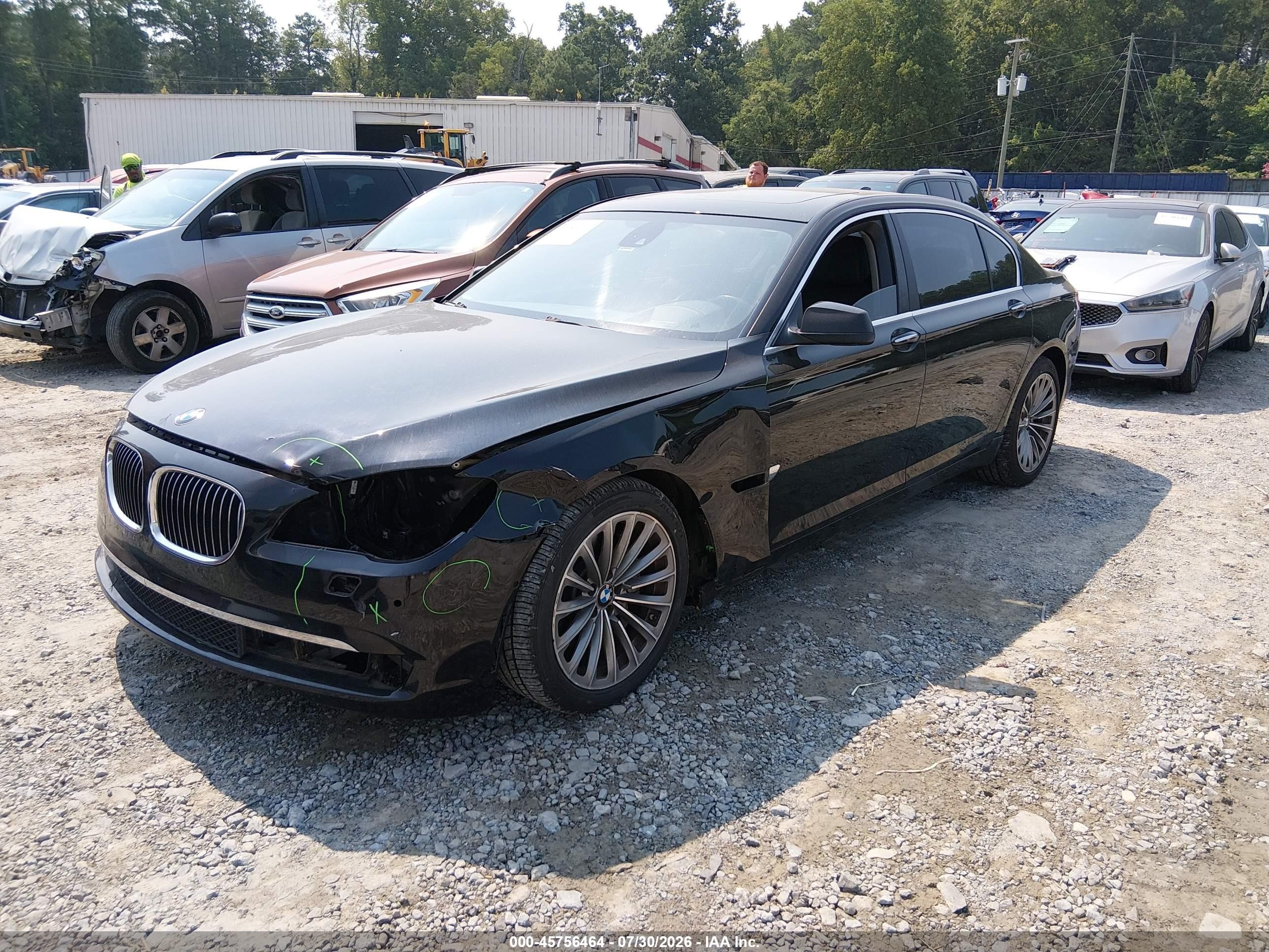 2012 Bmw 740li   Black vin: WBAKB4C58CC576467