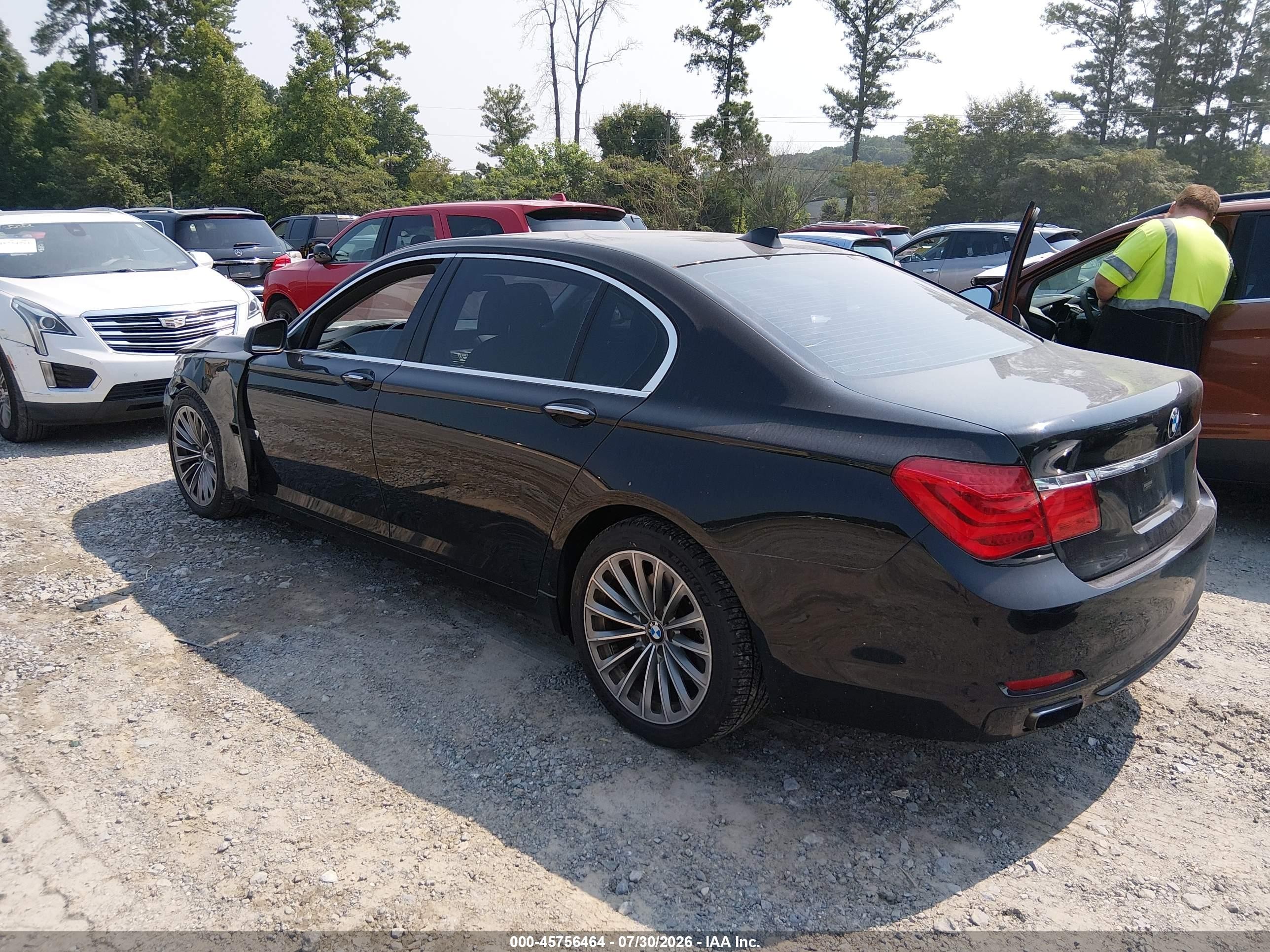 2012 Bmw 740li   Black vin: WBAKB4C58CC576467