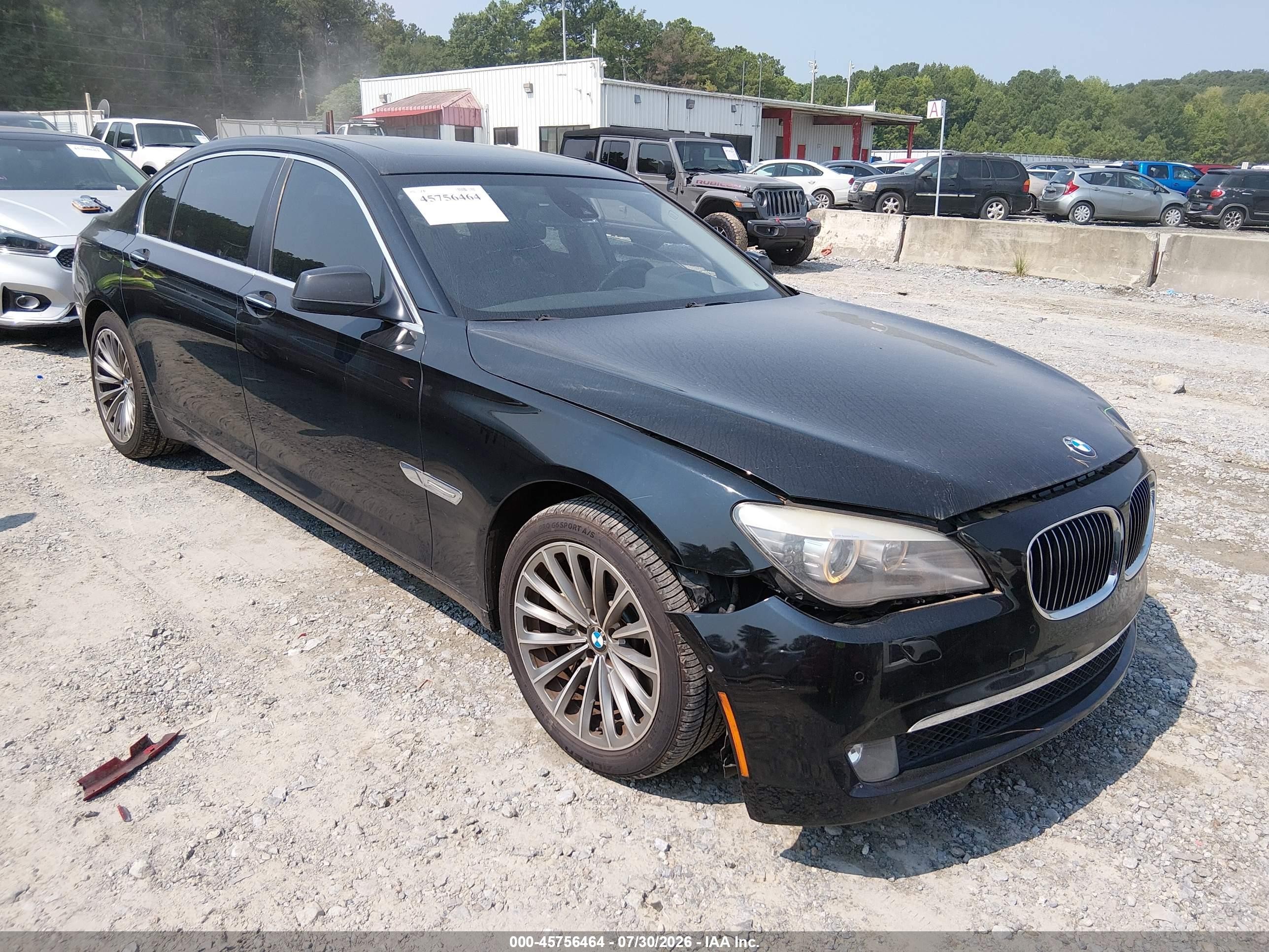2012 Bmw 740li   Black vin: WBAKB4C58CC576467