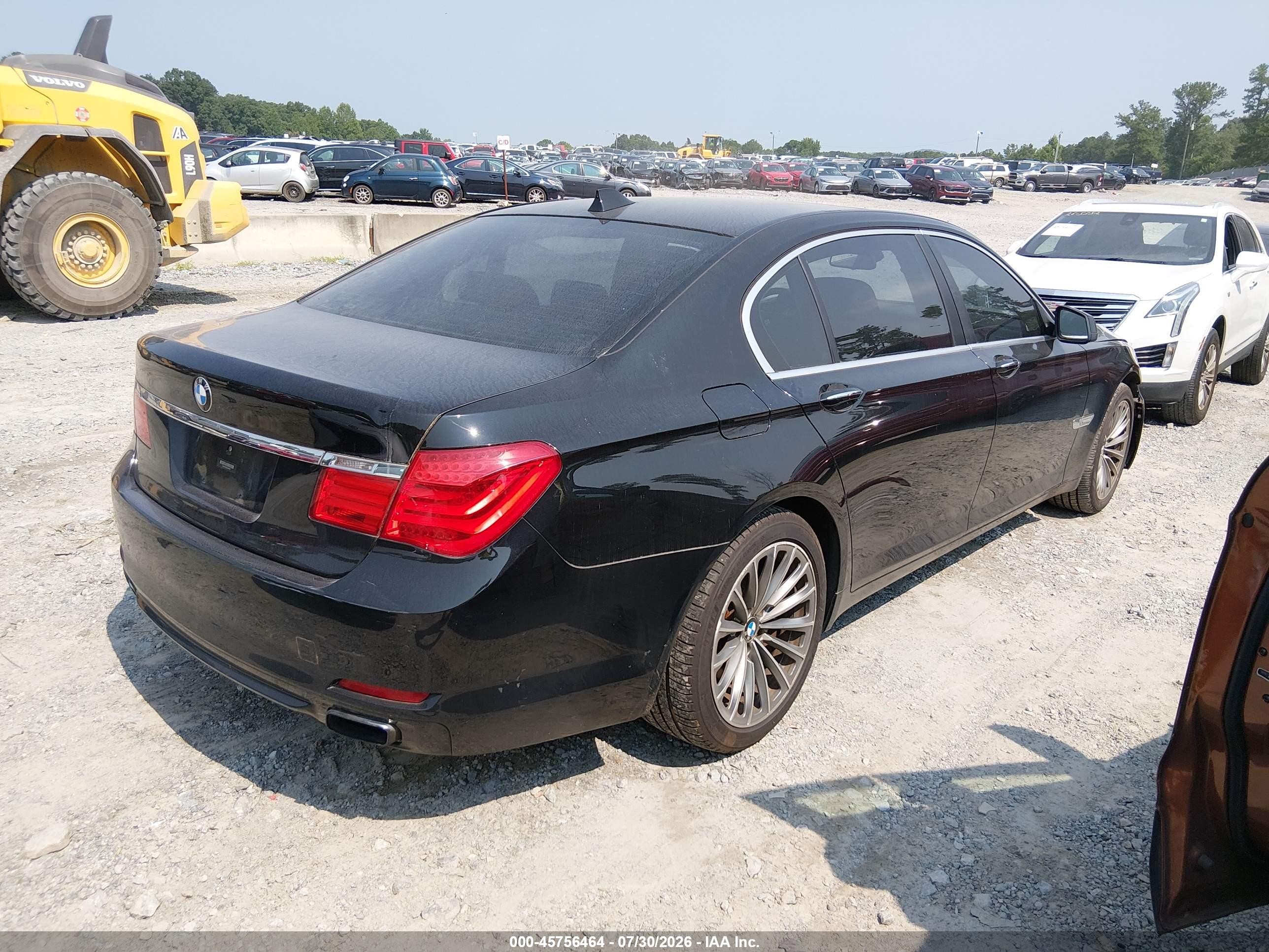 2012 Bmw 740li   Black vin: WBAKB4C58CC576467
