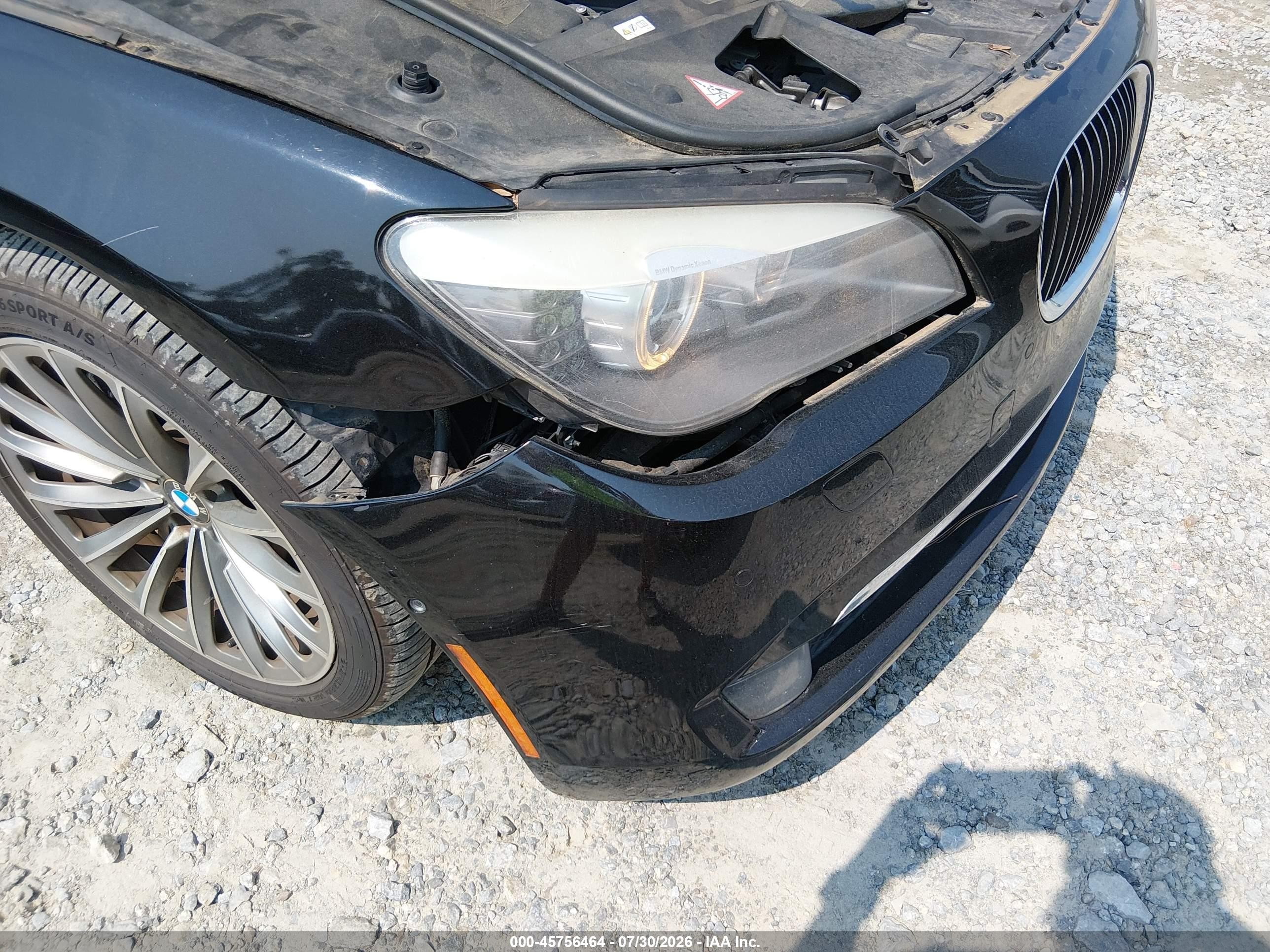 2012 Bmw 740li   Black vin: WBAKB4C58CC576467