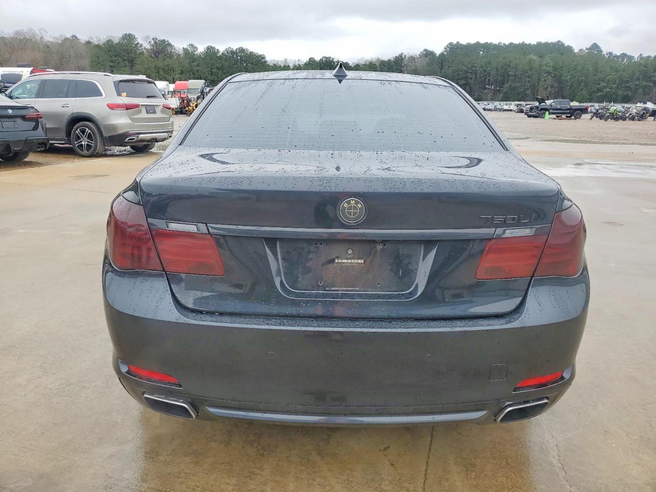 2009 Bmw 750 Li Black vin: WBAKB83509CY58554