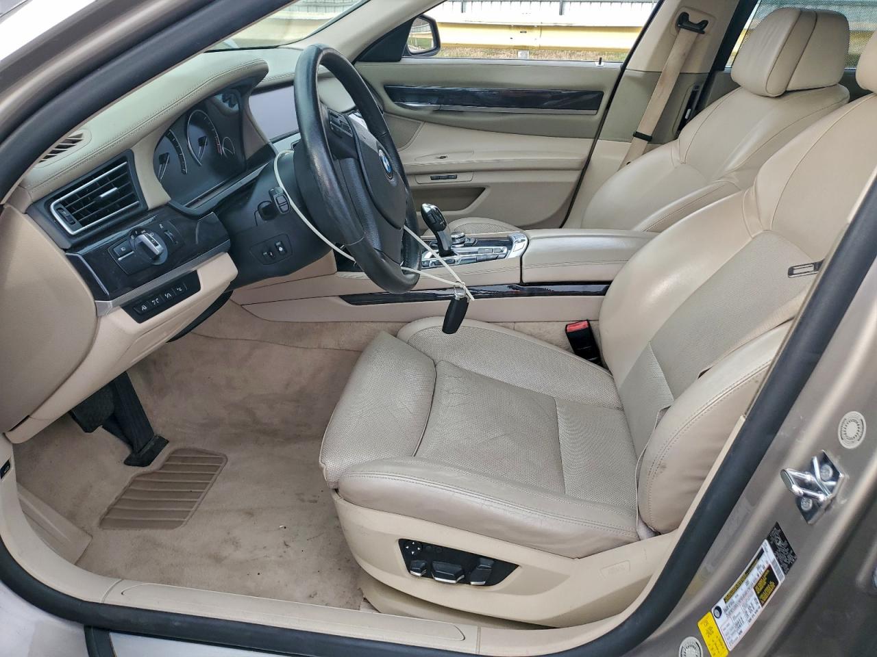 2009 Bmw 750 Li Gold vin: WBAKB83519CY57364