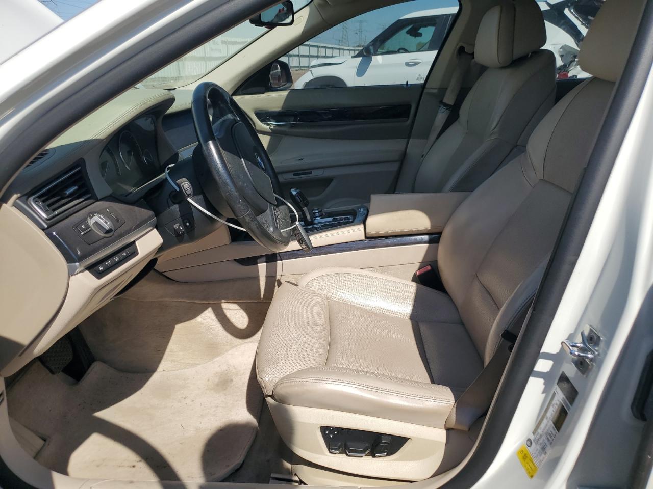 2009 Bmw 750 Li White vin: WBAKB83519CY57493