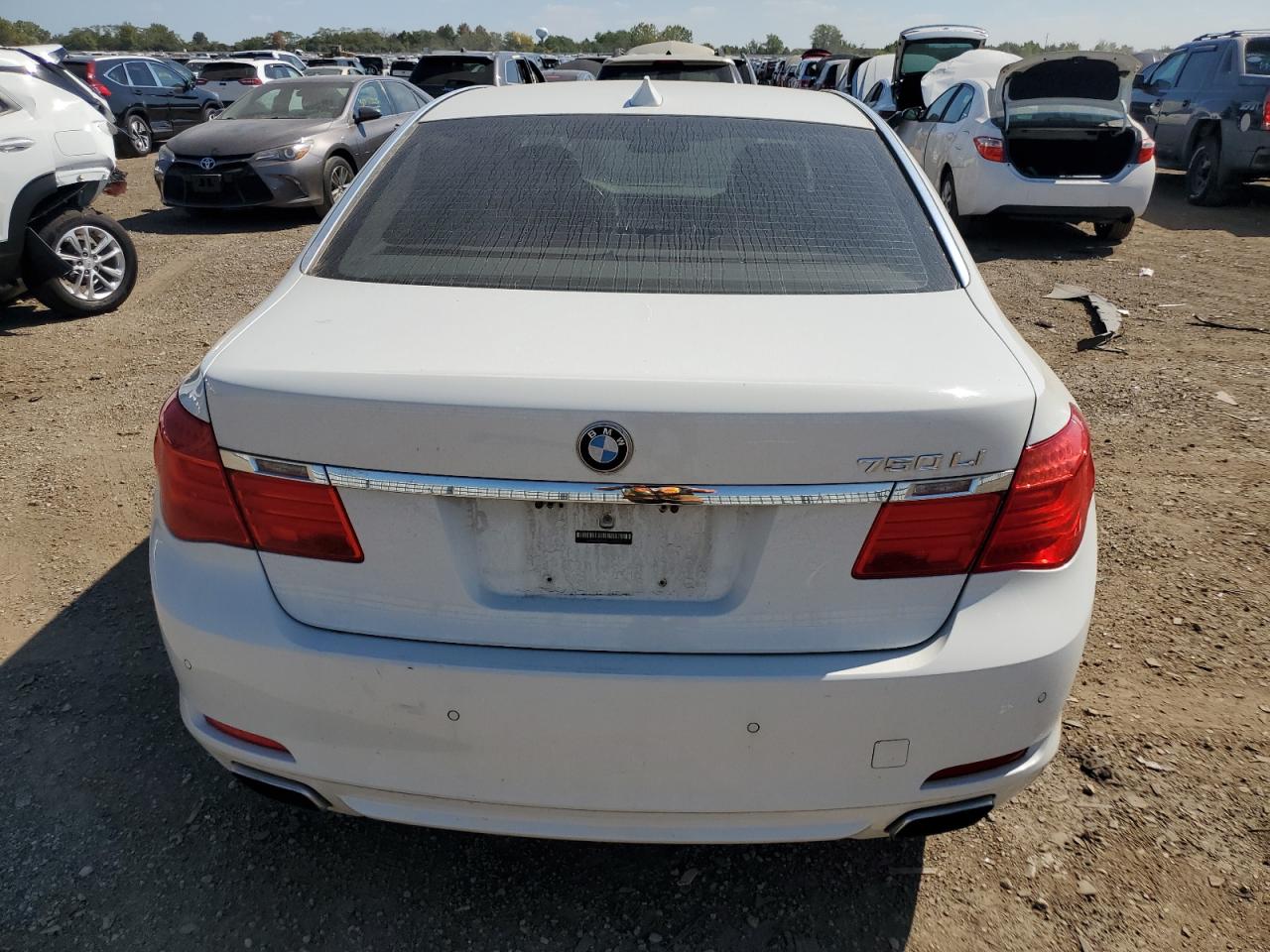 2009 Bmw 750 Li White vin: WBAKB83519CY57493
