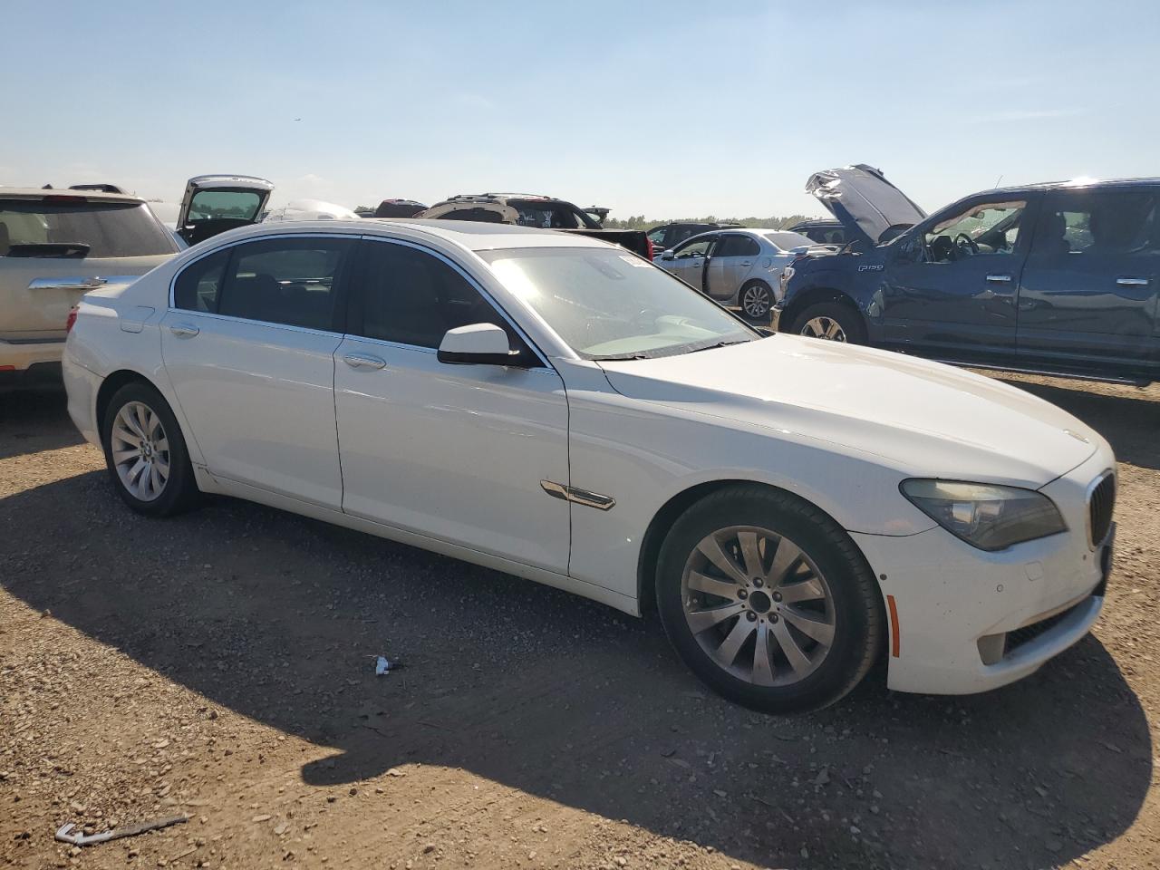 2009 Bmw 750 Li White vin: WBAKB83519CY57493