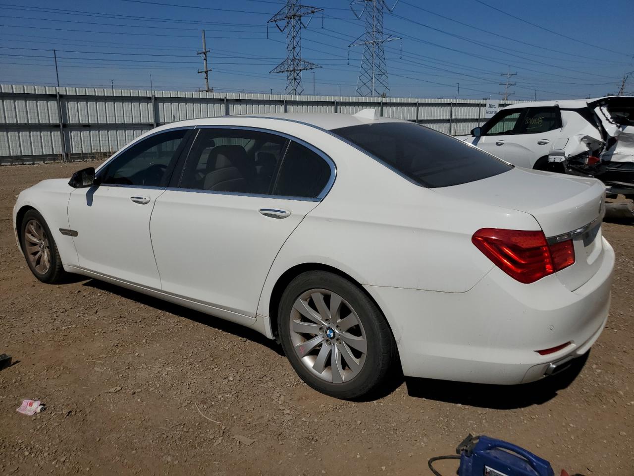 2009 Bmw 750 Li White vin: WBAKB83519CY57493