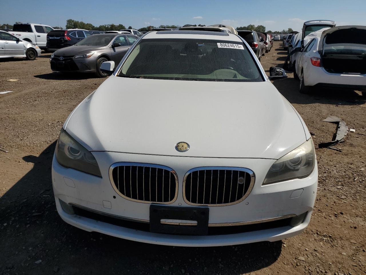 2009 Bmw 750 Li White vin: WBAKB83519CY57493