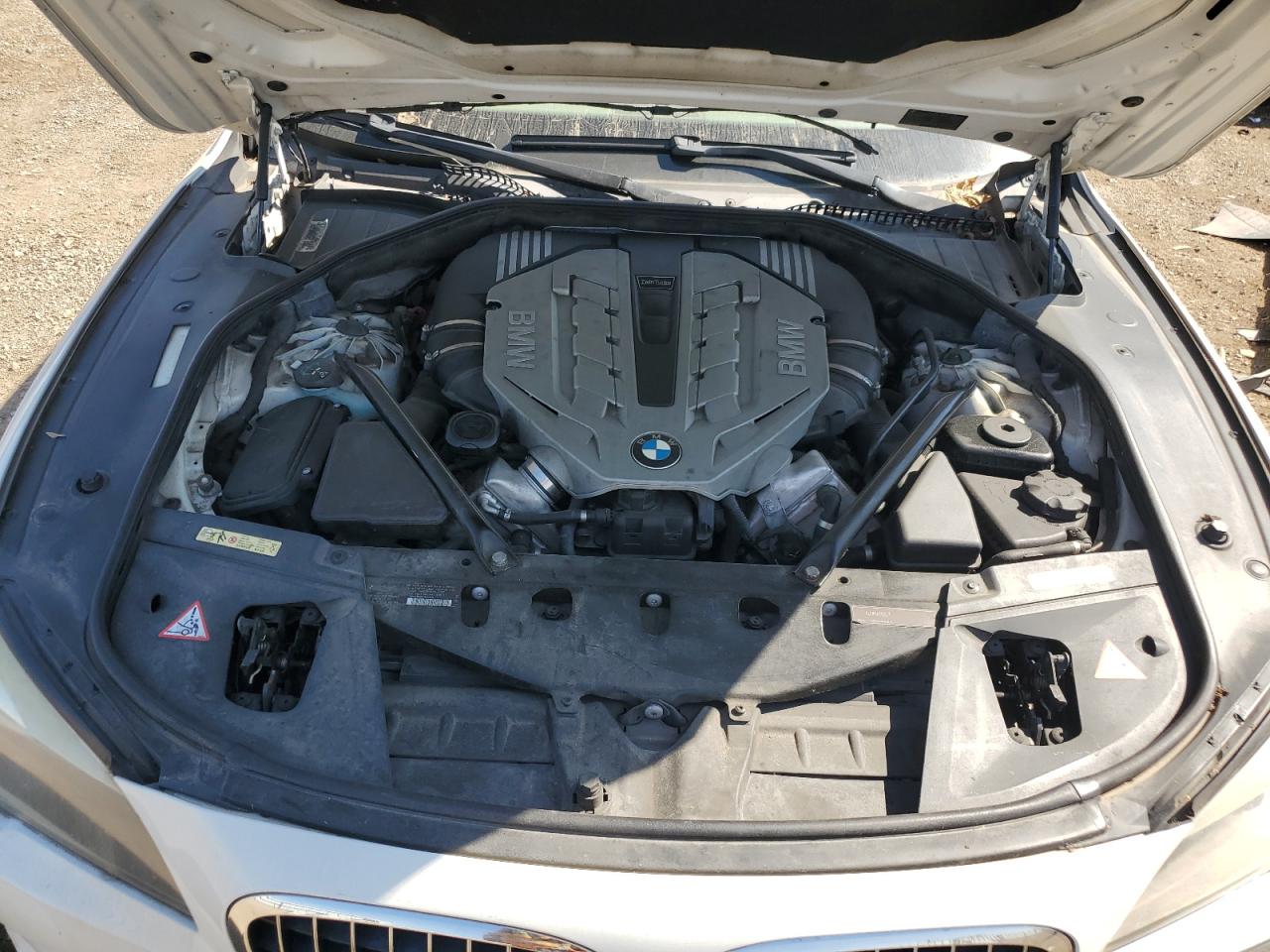 2009 Bmw 750 Li White vin: WBAKB83519CY57493