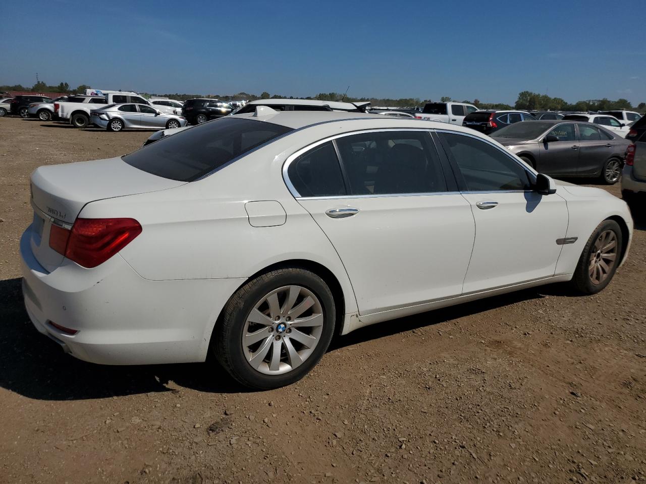 2009 Bmw 750 Li White vin: WBAKB83519CY57493