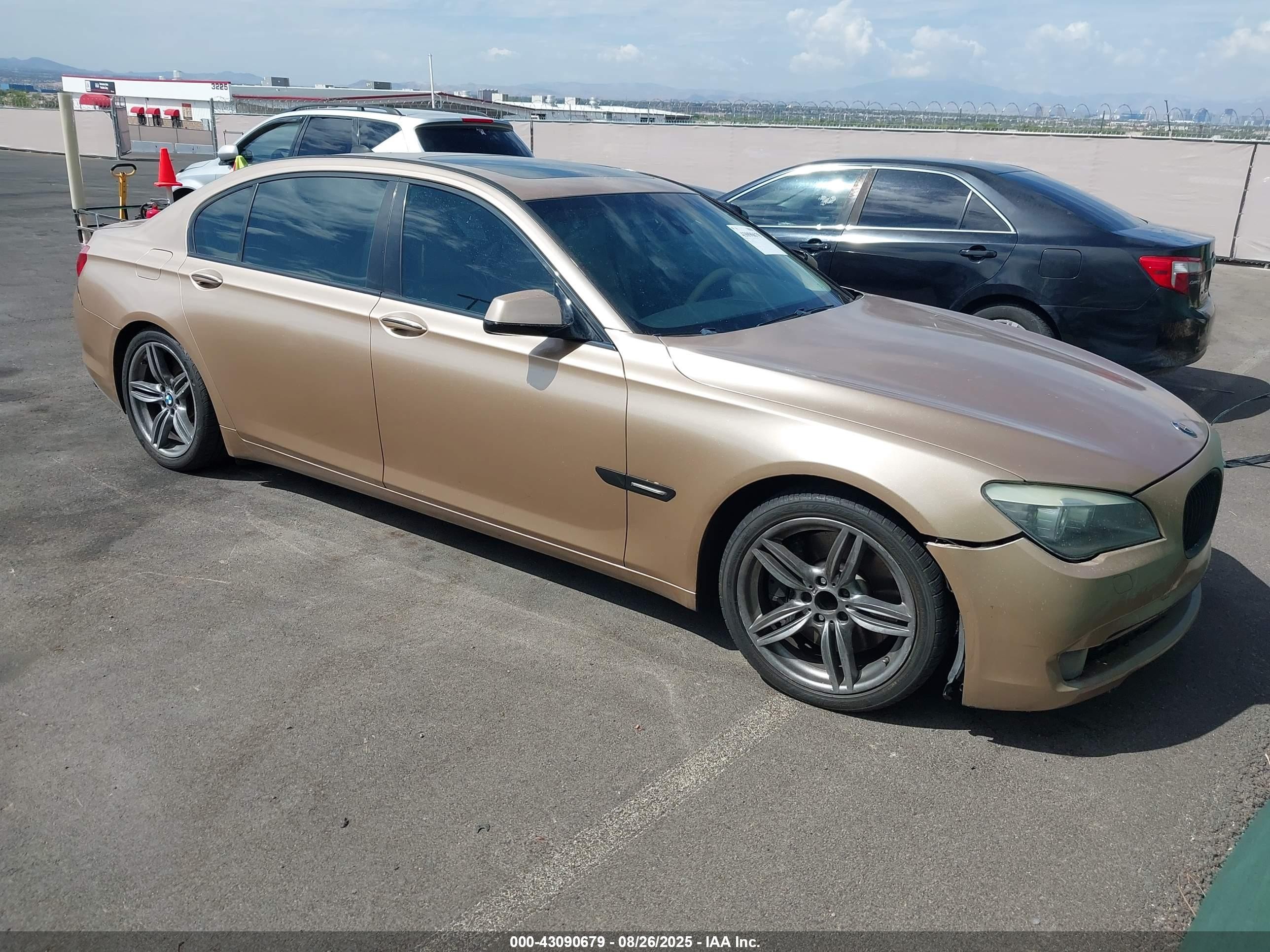 2009 Bmw 750li   Gold vin: WBAKB83519CY60376