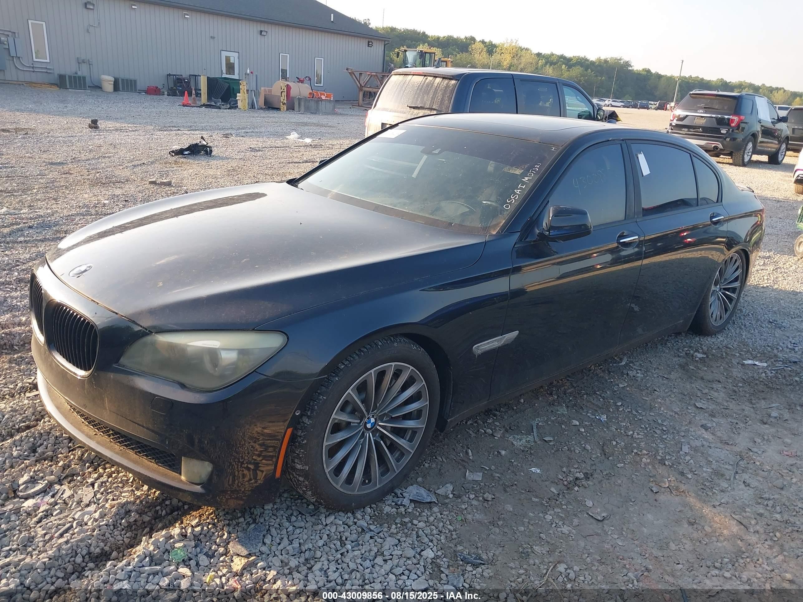 2009 Bmw 750li   Черный vin: WBAKB83519CY60622