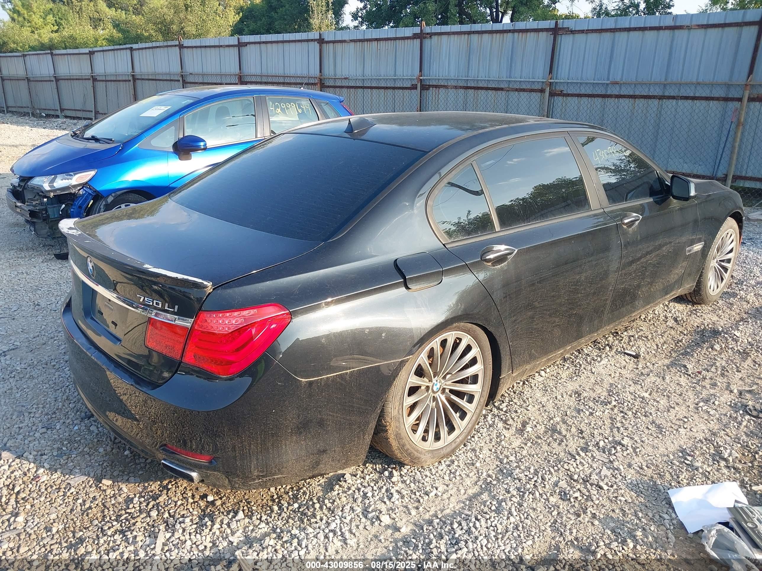 2009 Bmw 750li   Черный vin: WBAKB83519CY60622