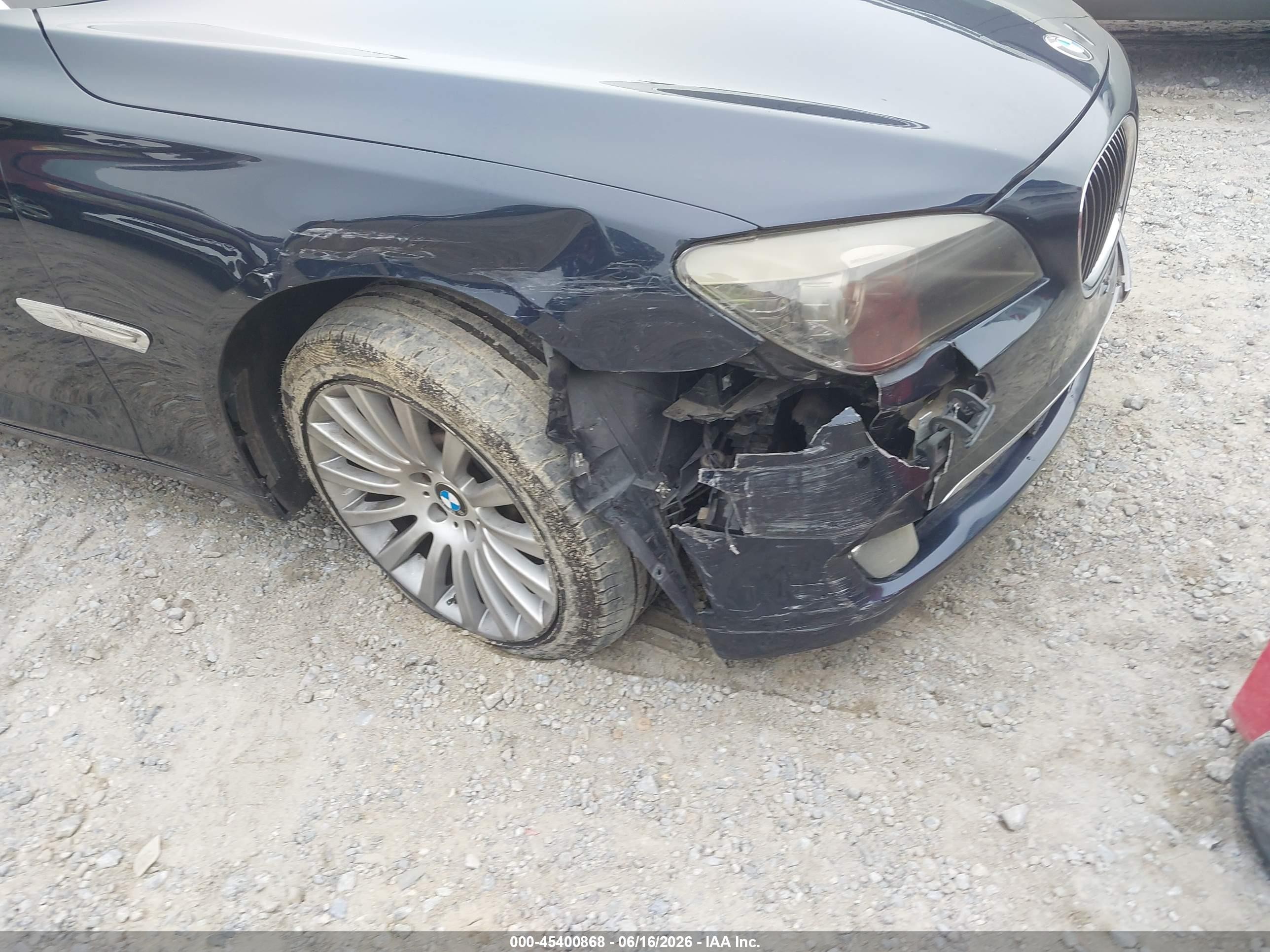 2009 Bmw 750li   Dark Blue vin: WBAKB83529CY59026