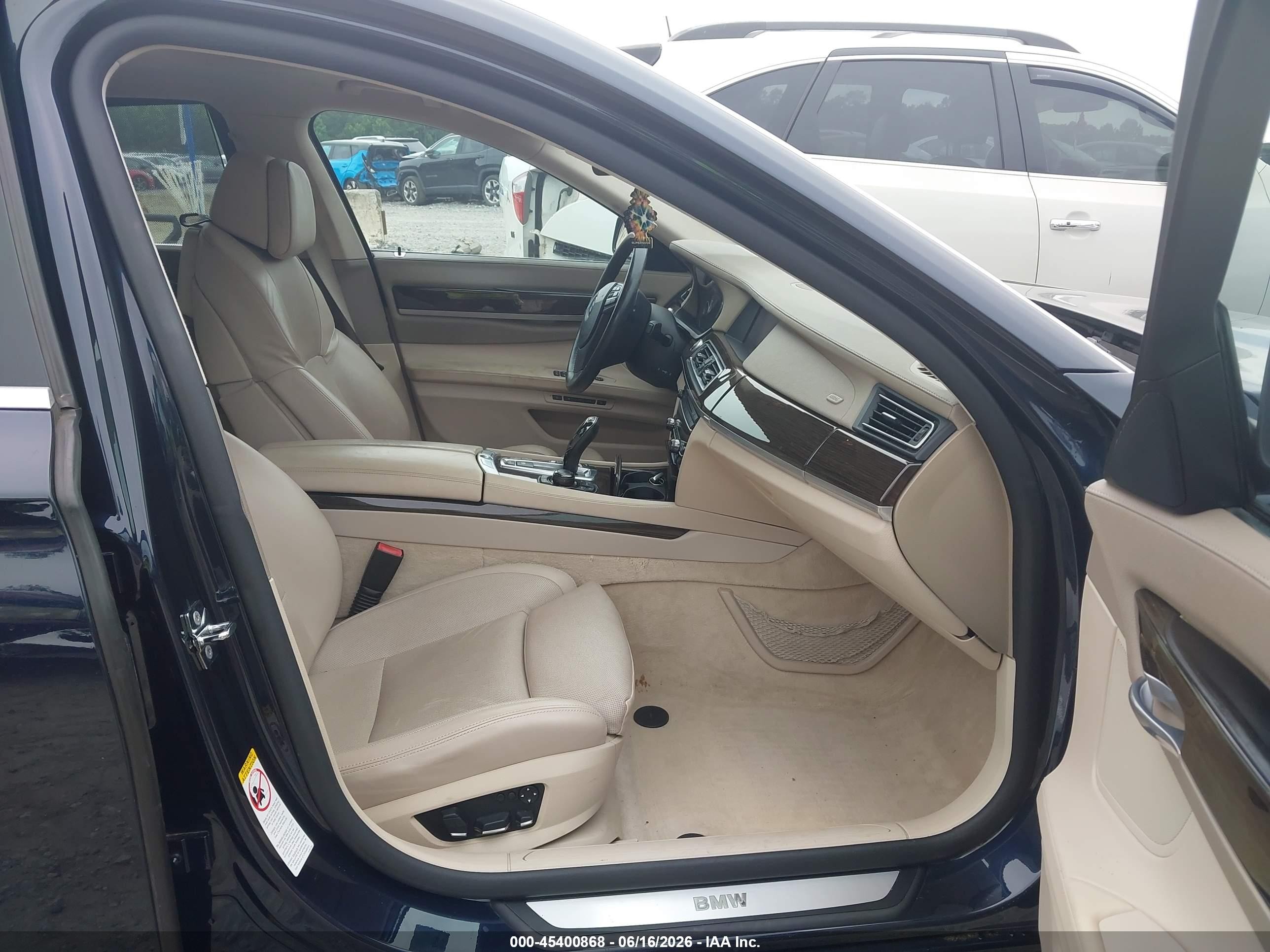 2009 Bmw 750li   Dark Blue vin: WBAKB83529CY59026
