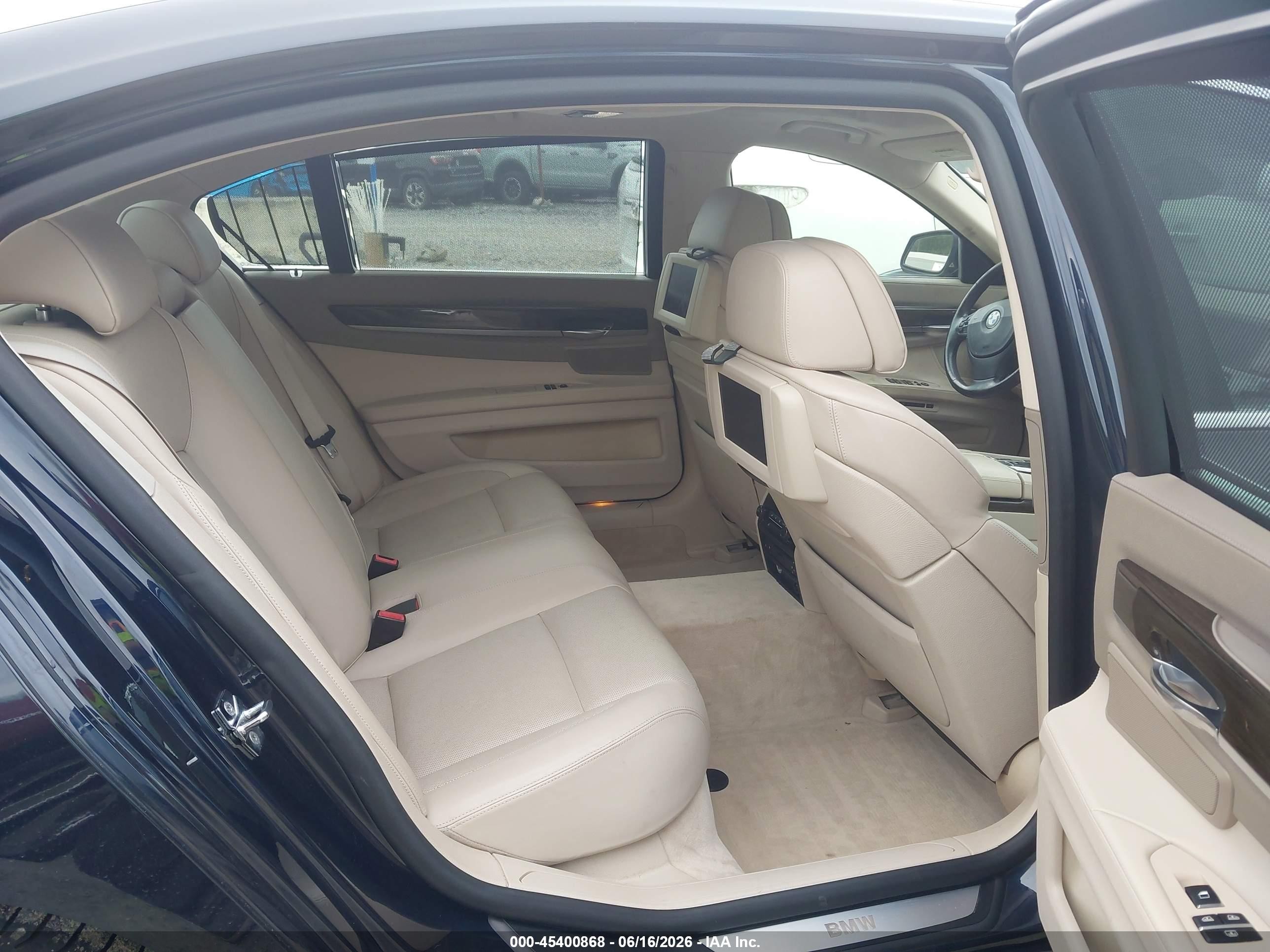 2009 Bmw 750li   Dark Blue vin: WBAKB83529CY59026
