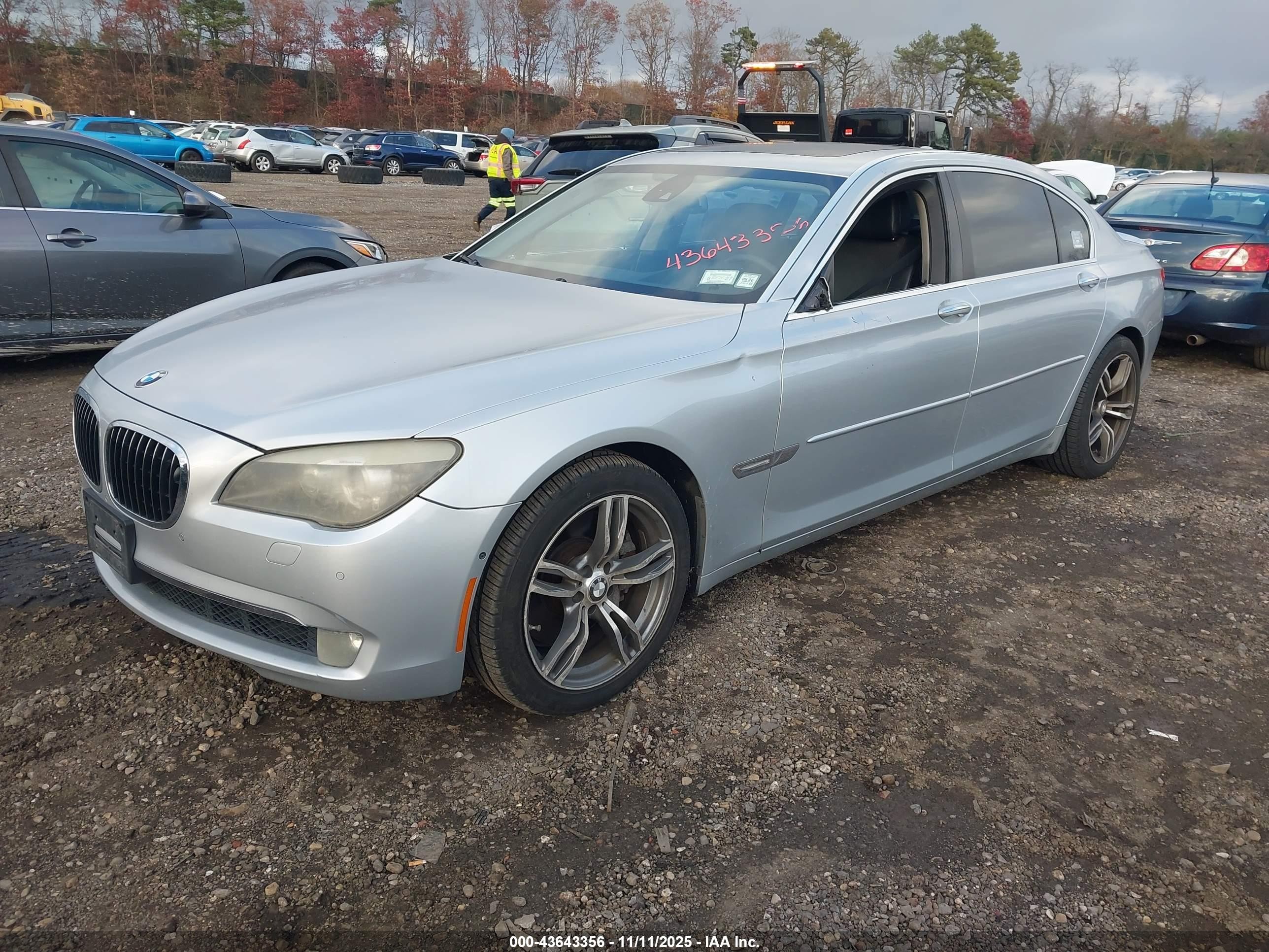 2009 Bmw 750li   Silver vin: WBAKB83539CY57429