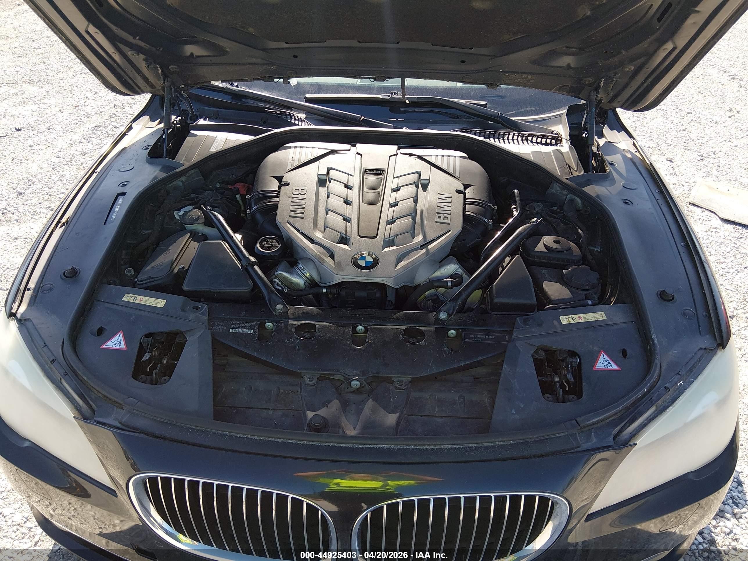 2009 Bmw 750li   Black vin: WBAKB83539CY57981