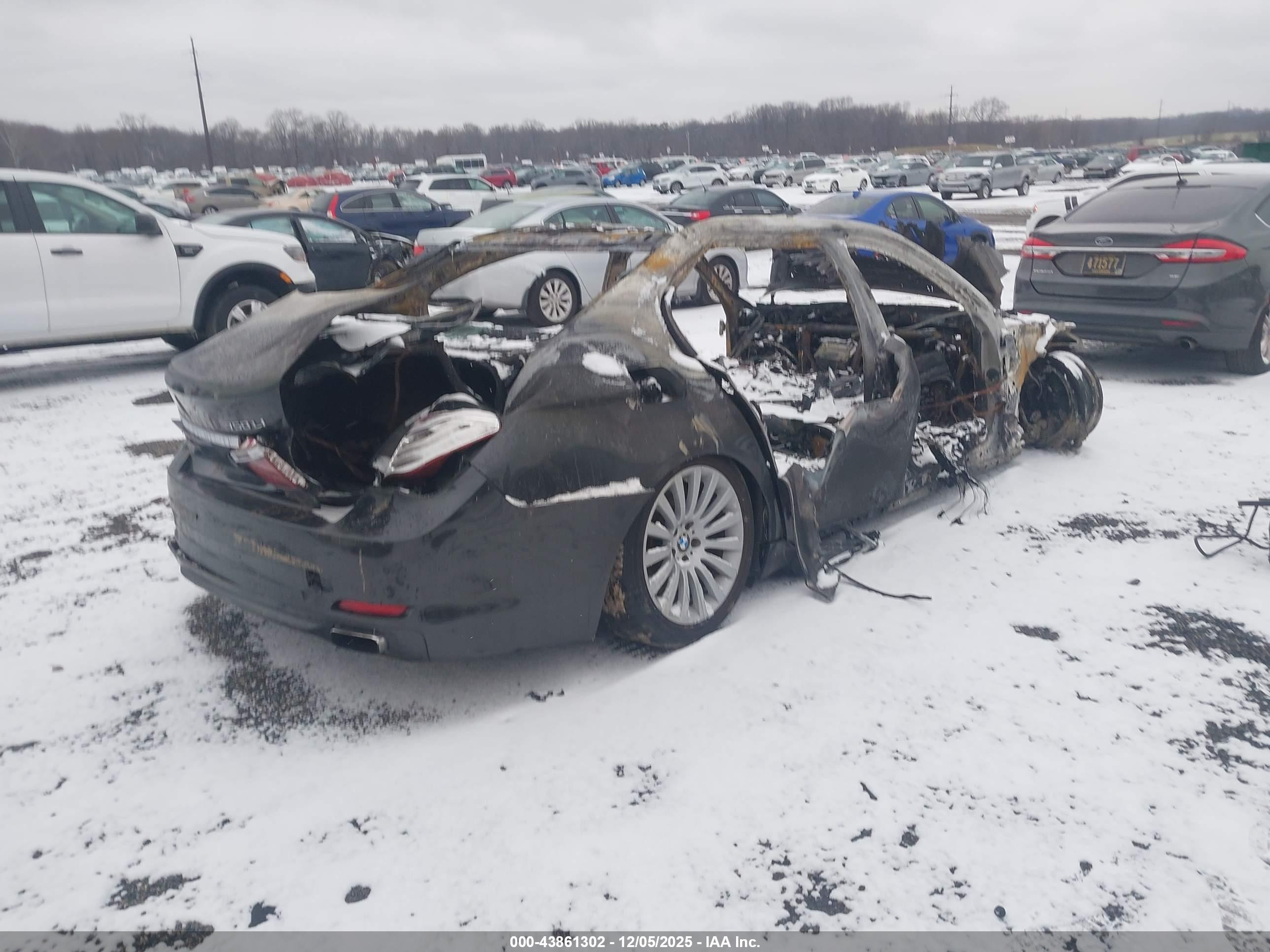 2009 Bmw 750li   Gray vin: WBAKB83539CY58807