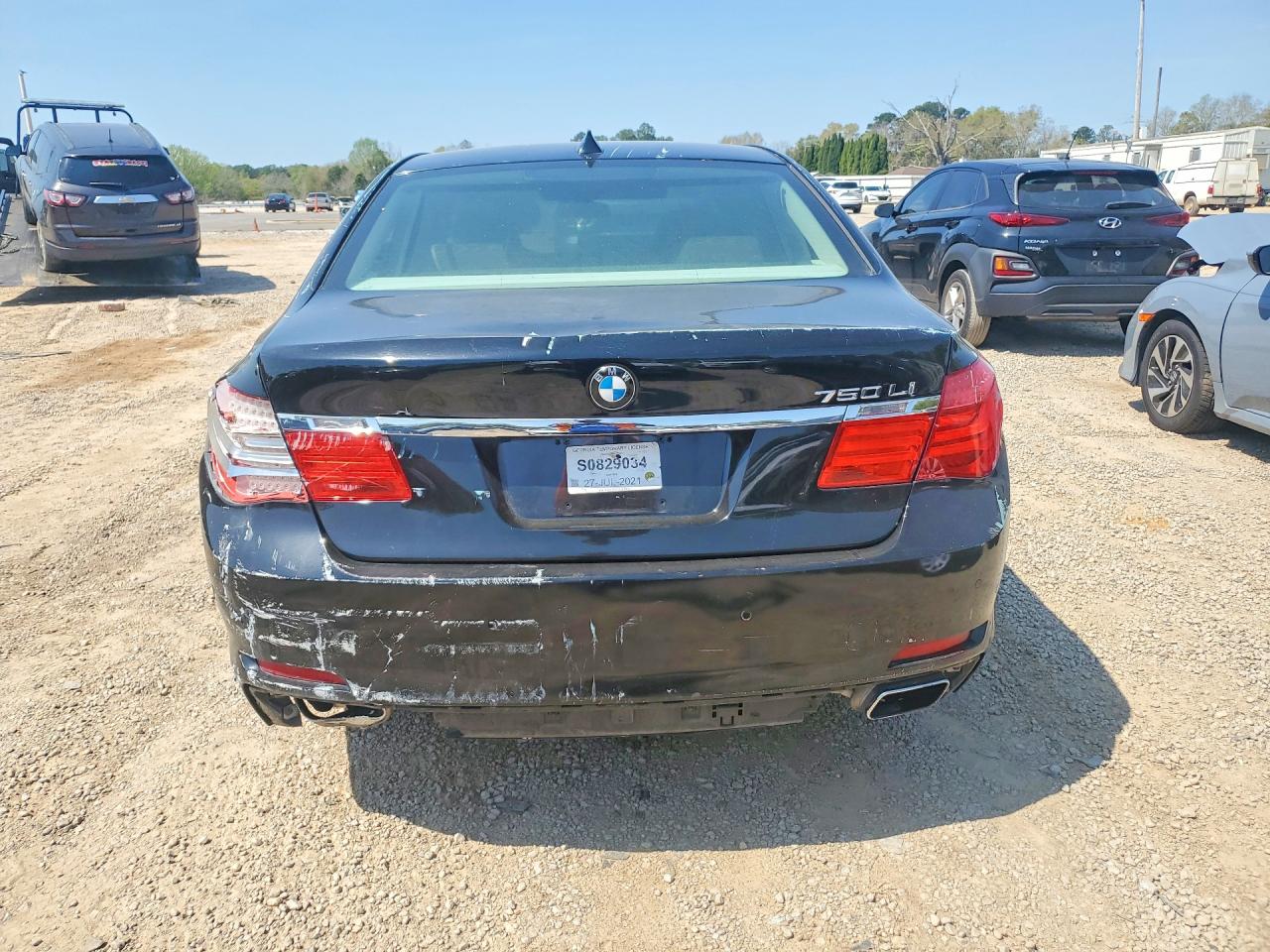 2009 Bmw 750 Li Charcoal vin: WBAKB83539CY59374