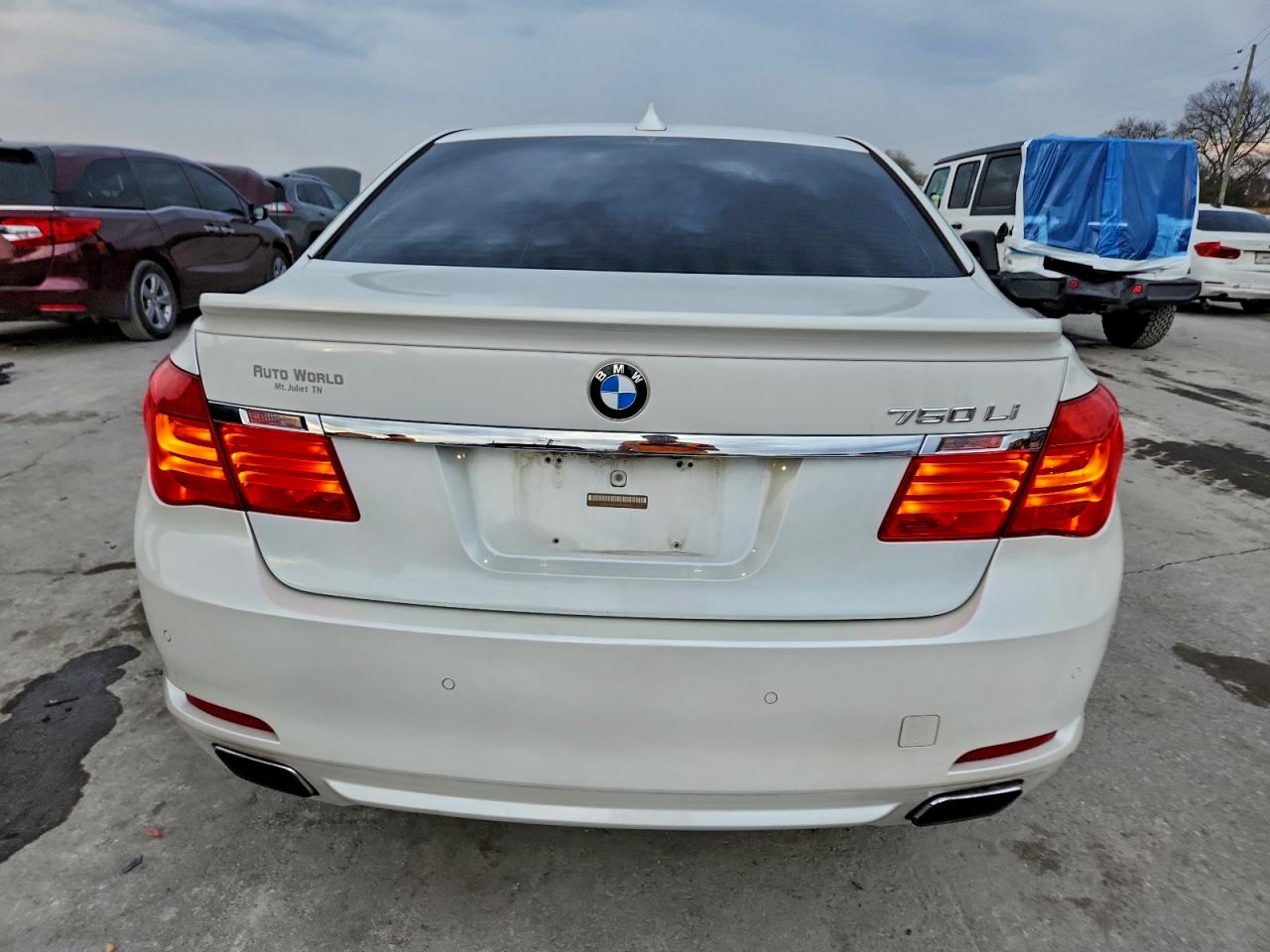 2009 Bmw 750 Li Белый vin: WBAKB83539CY60217
