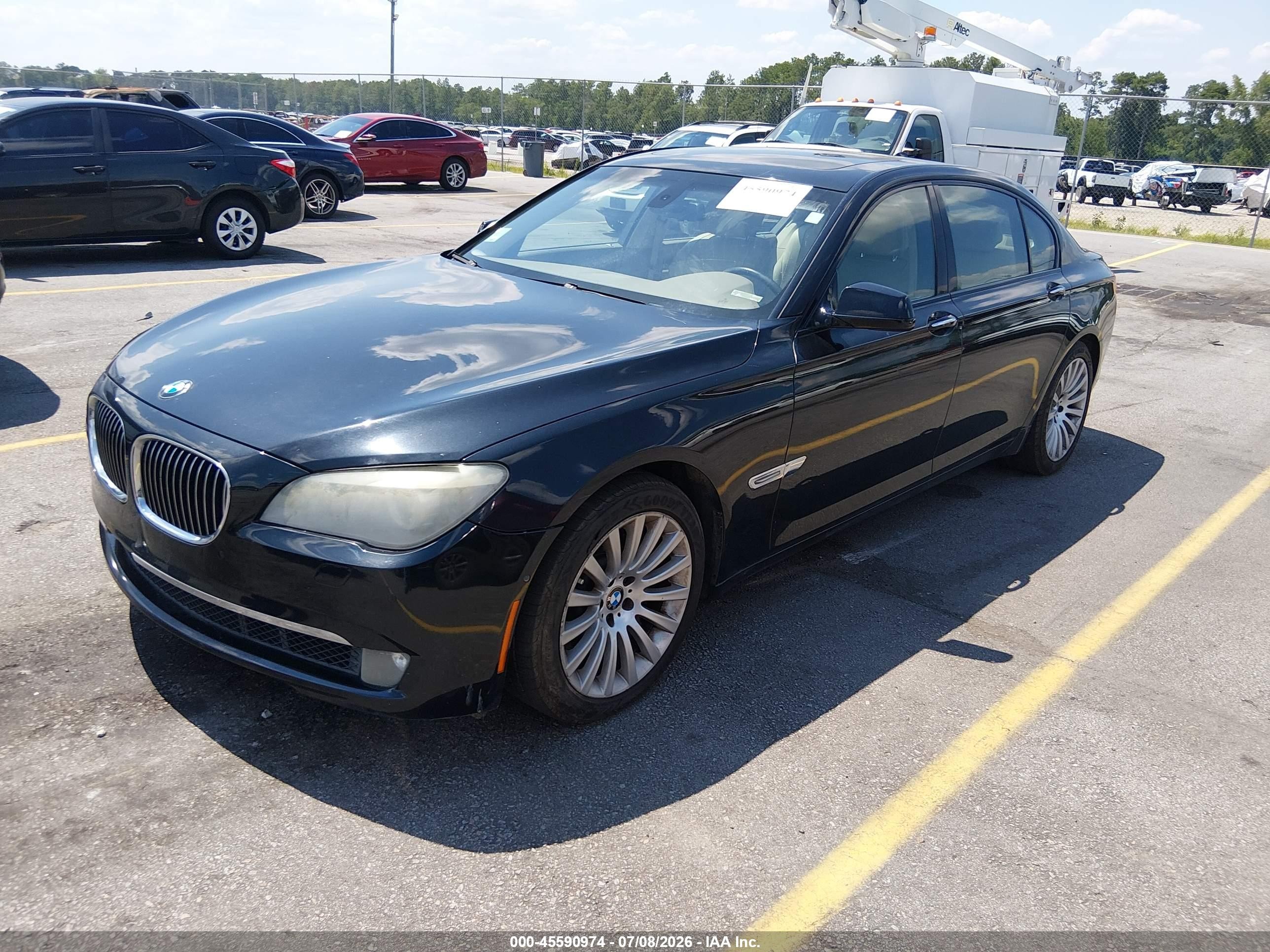 2009 Bmw 750li   Black vin: WBAKB83549CY60338