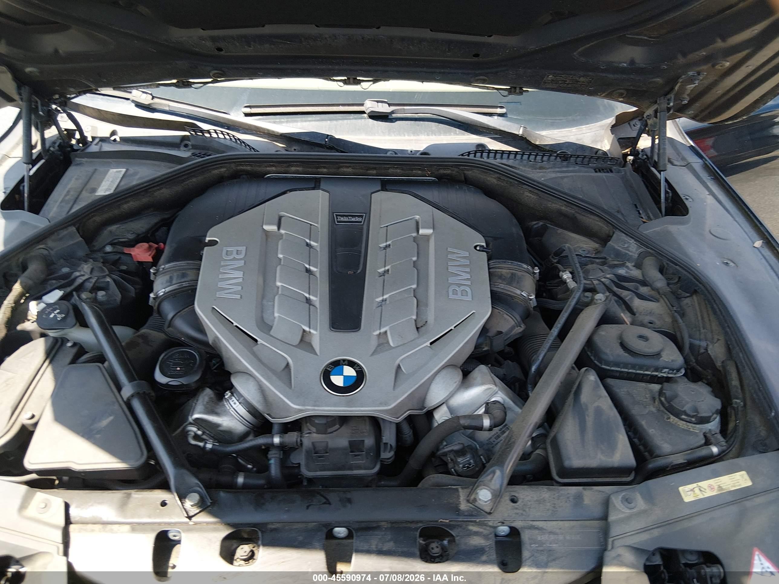 2009 Bmw 750li   Black vin: WBAKB83549CY60338
