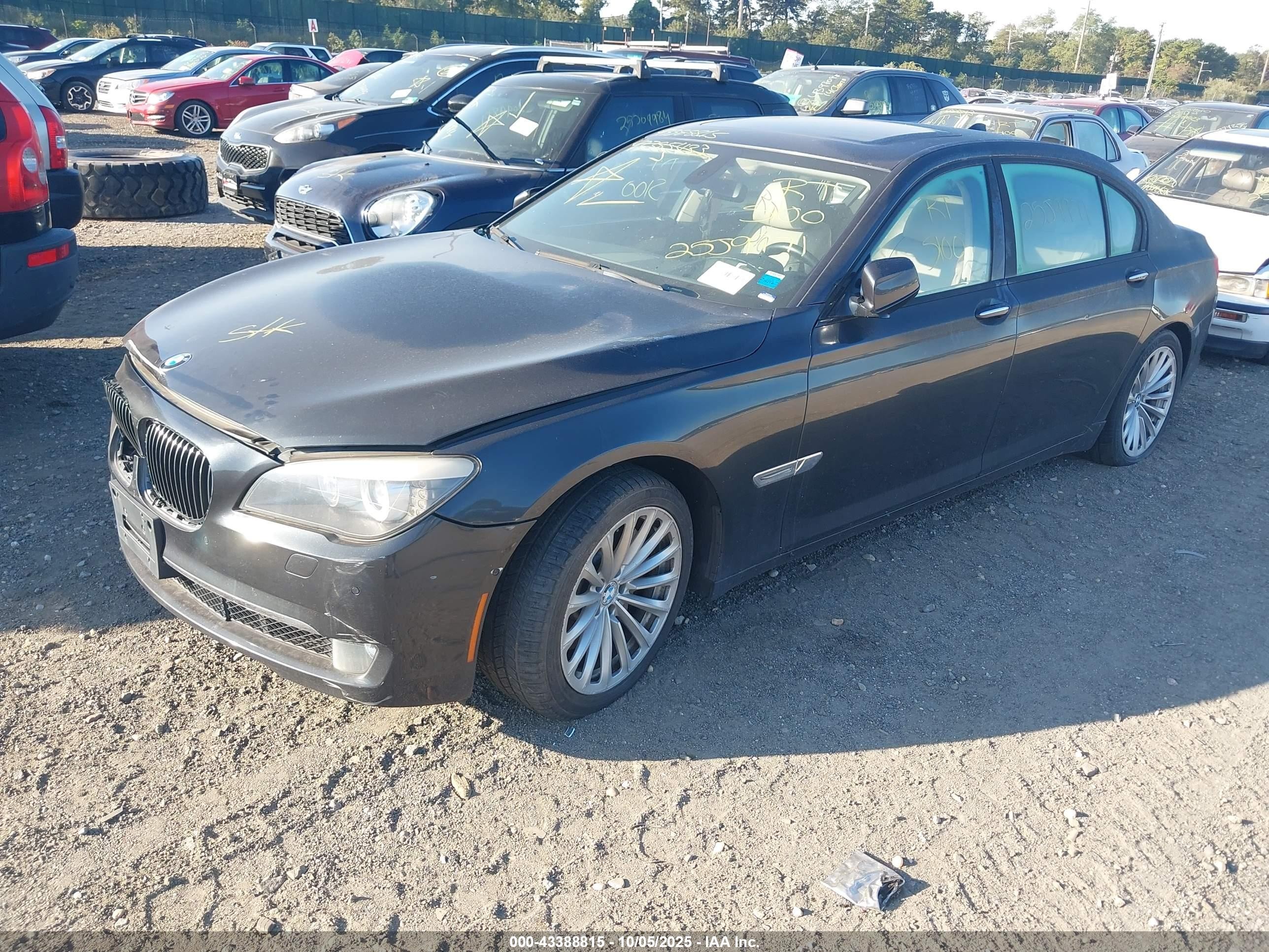 2009 Bmw 750li   Gray vin: WBAKB83559CY59943
