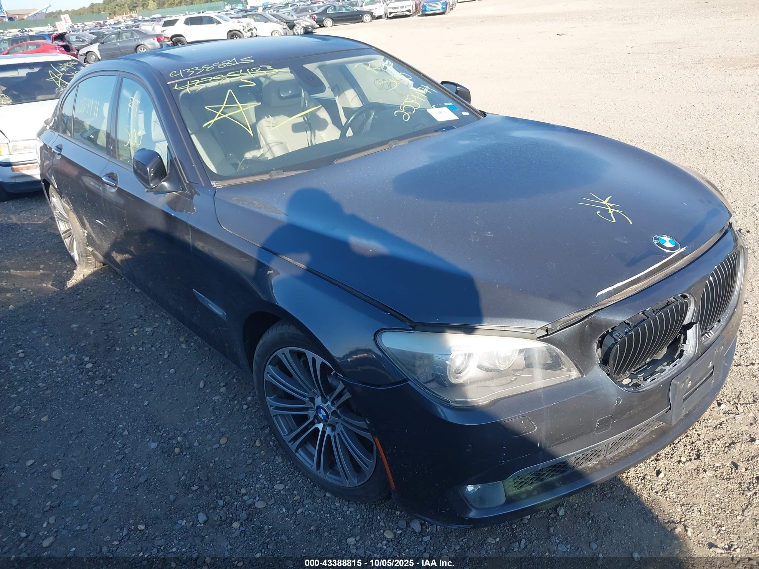 2009 Bmw 750li   Gray vin: WBAKB83559CY59943