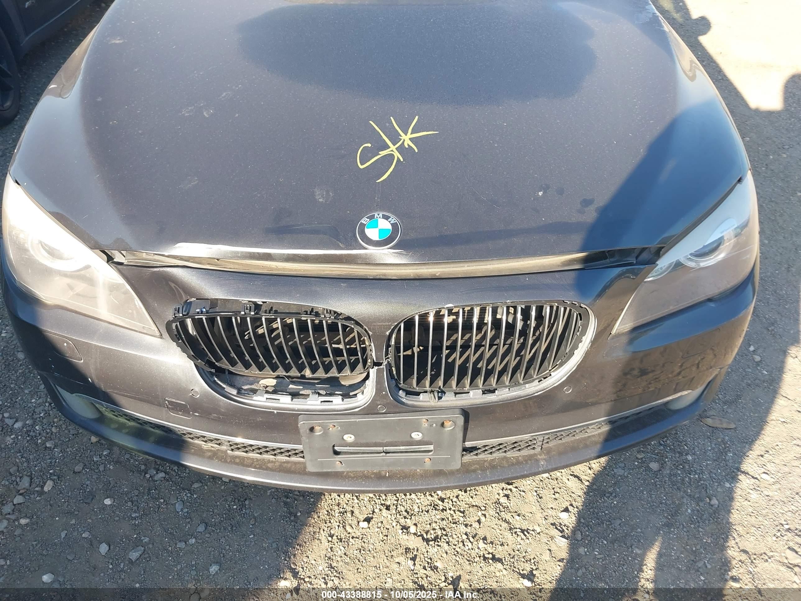 2009 Bmw 750li   Gray vin: WBAKB83559CY59943