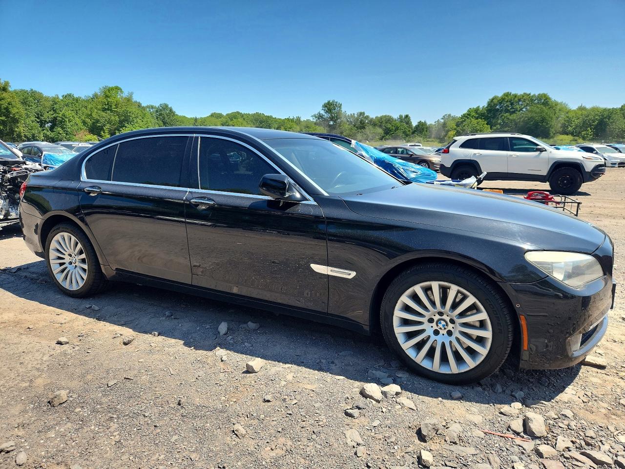 2009 Bmw 750 Li Black vin: WBAKB83559CY61143