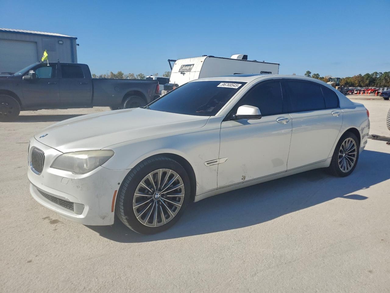 2009 Bmw 750 Li White vin: WBAKB83559CY62003
