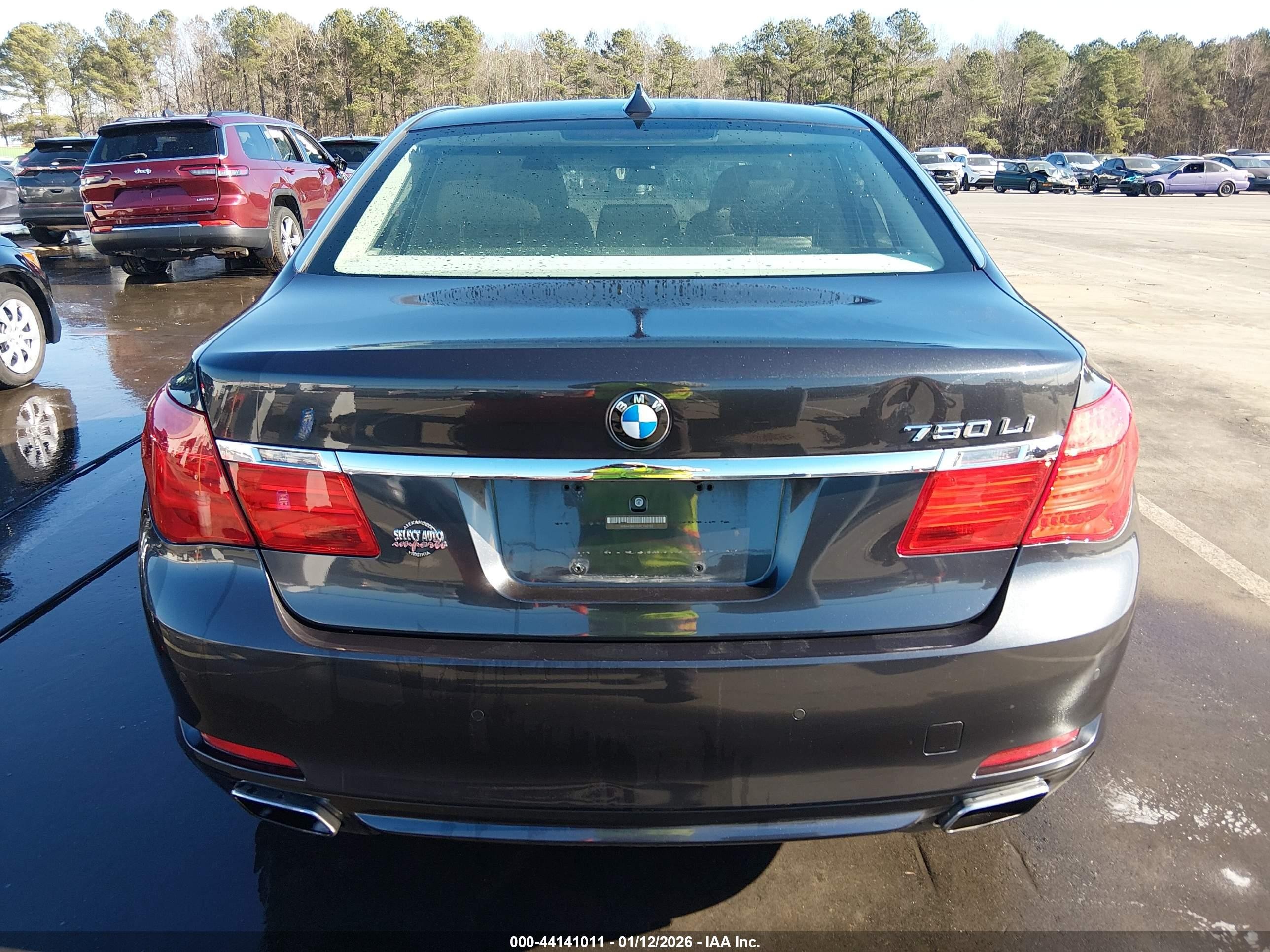 2009 Bmw 750li   Gray vin: WBAKB83559CY62132